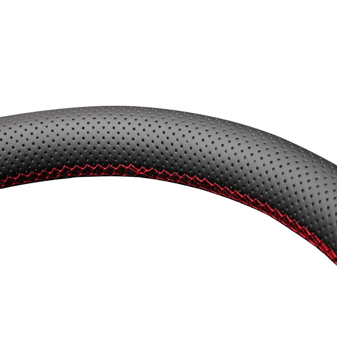 MEWANT Funda para volante de cuero auténtico para Peugeot 206 2001-2009 / Peugeot 207 / Citroen C2 / 206 Funda para volante