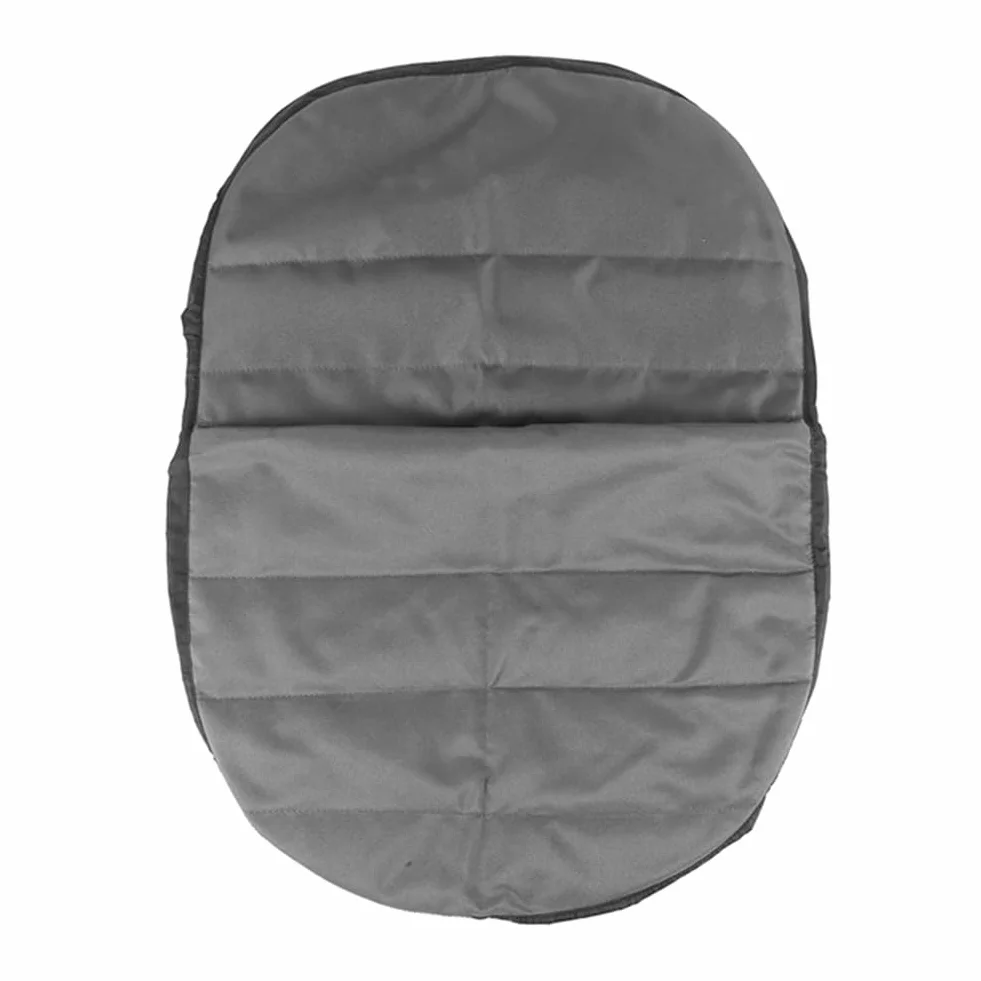 Universal para Asiento de Tractor, Cortacésped, Acolchada, Cómoda, Bolsa de Almacenamiento, Mediana (Gris)