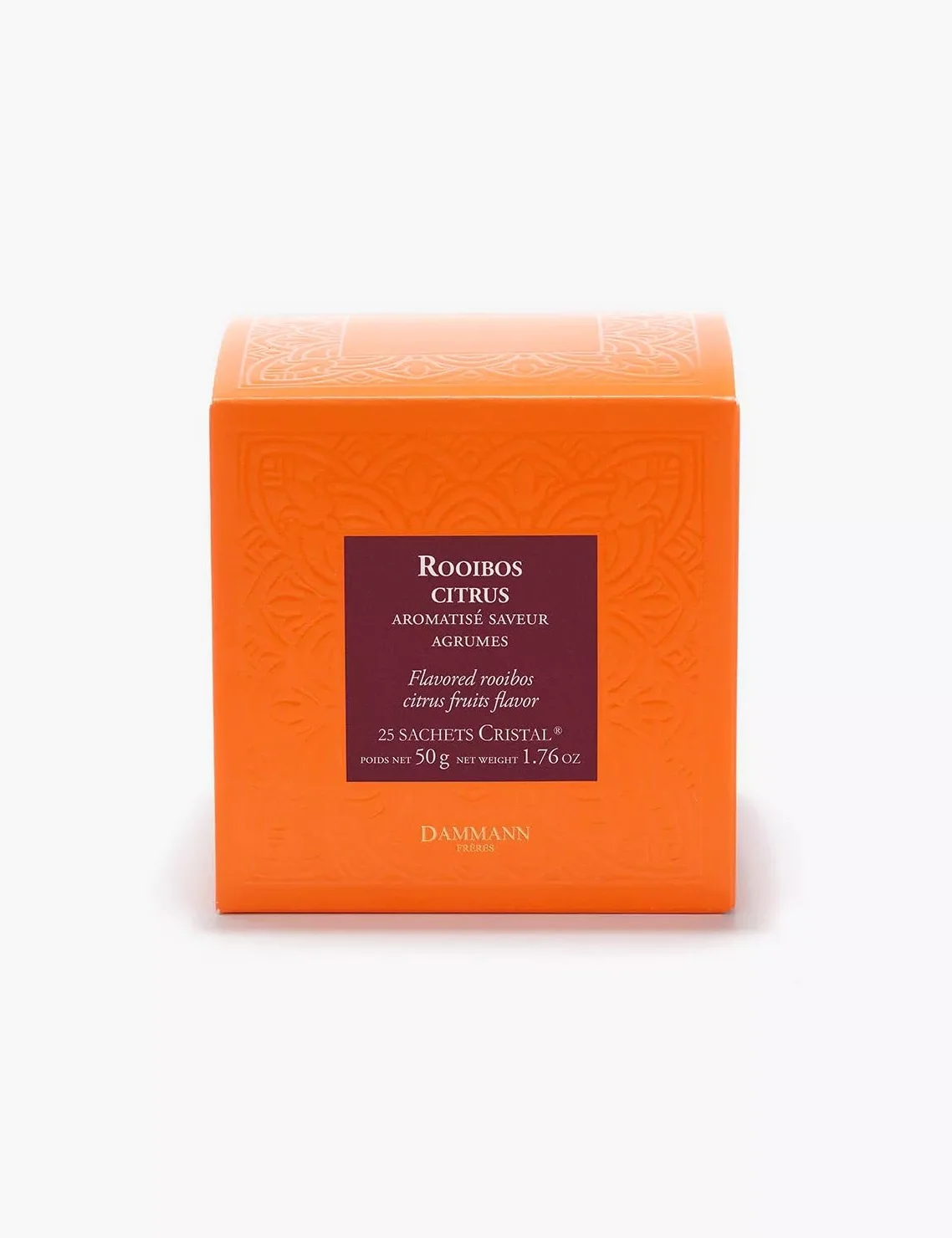 Dammann Rooibos citrus 25 zakjes zonder cafeína