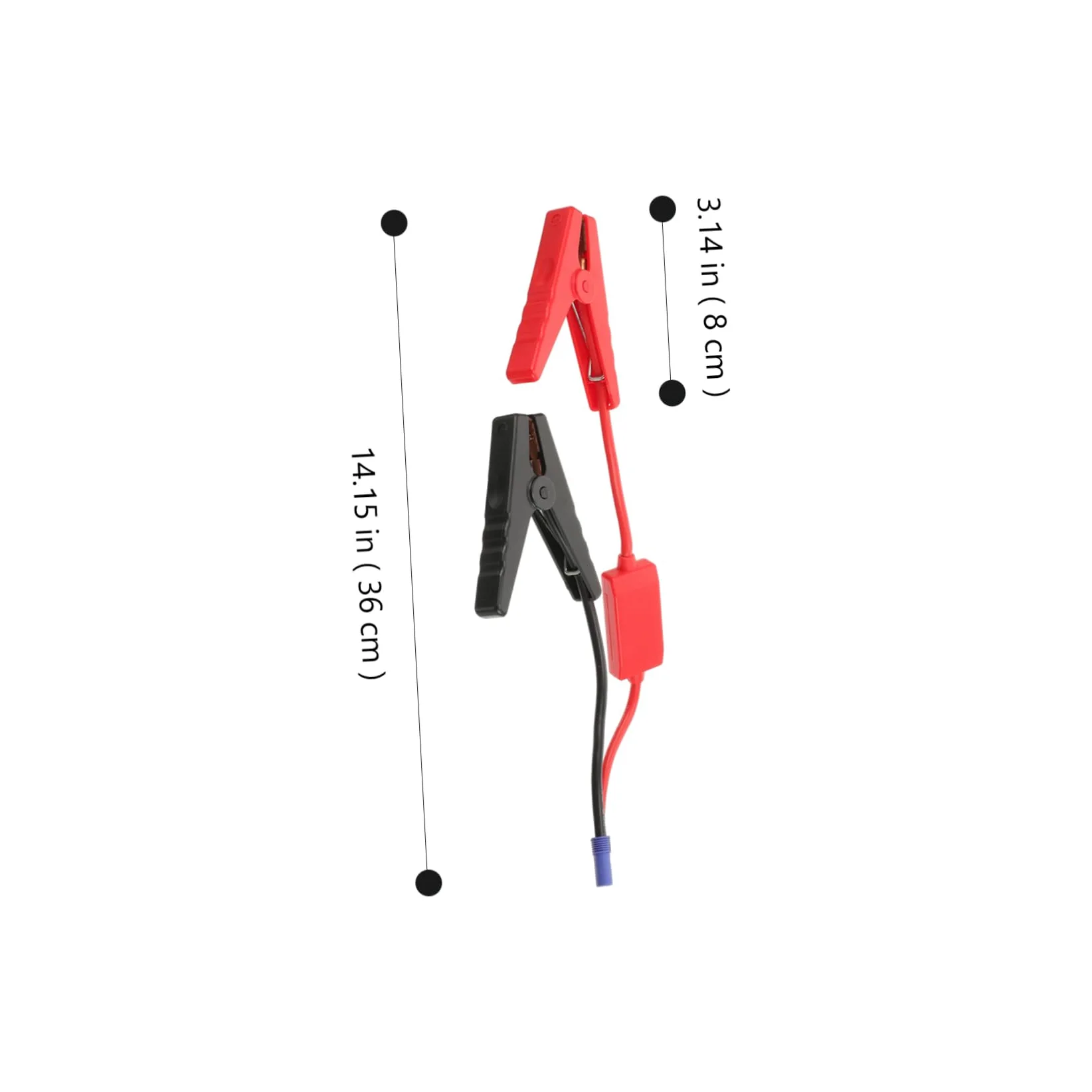 Gatuida 5piezas Cables De Arranque Portátiles Protección Inversa Para Baterías Para Coches Motos y Carga Rápida y Diseño Compacto