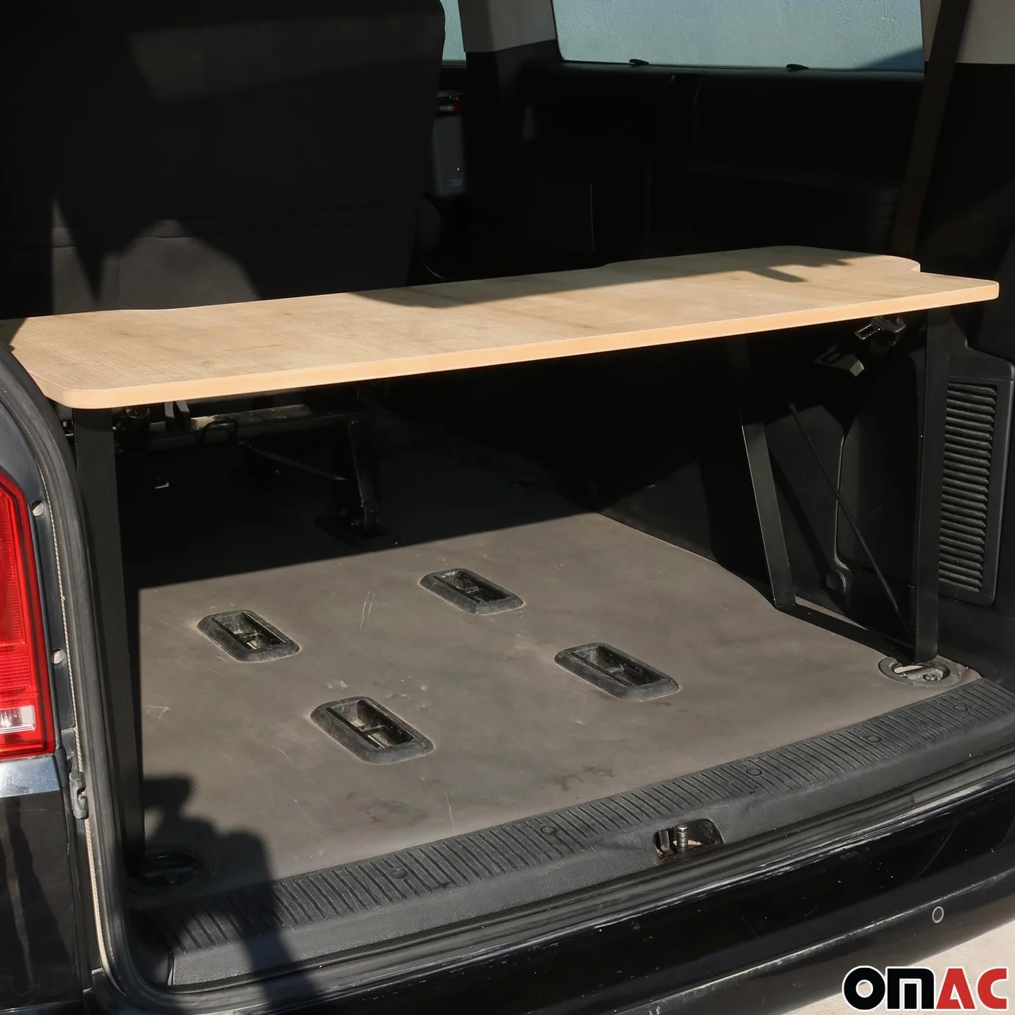 OMAC Multiflexboard Bettverlängerung Ablage Compatible con VW Multivan T5 T6 2003-2024