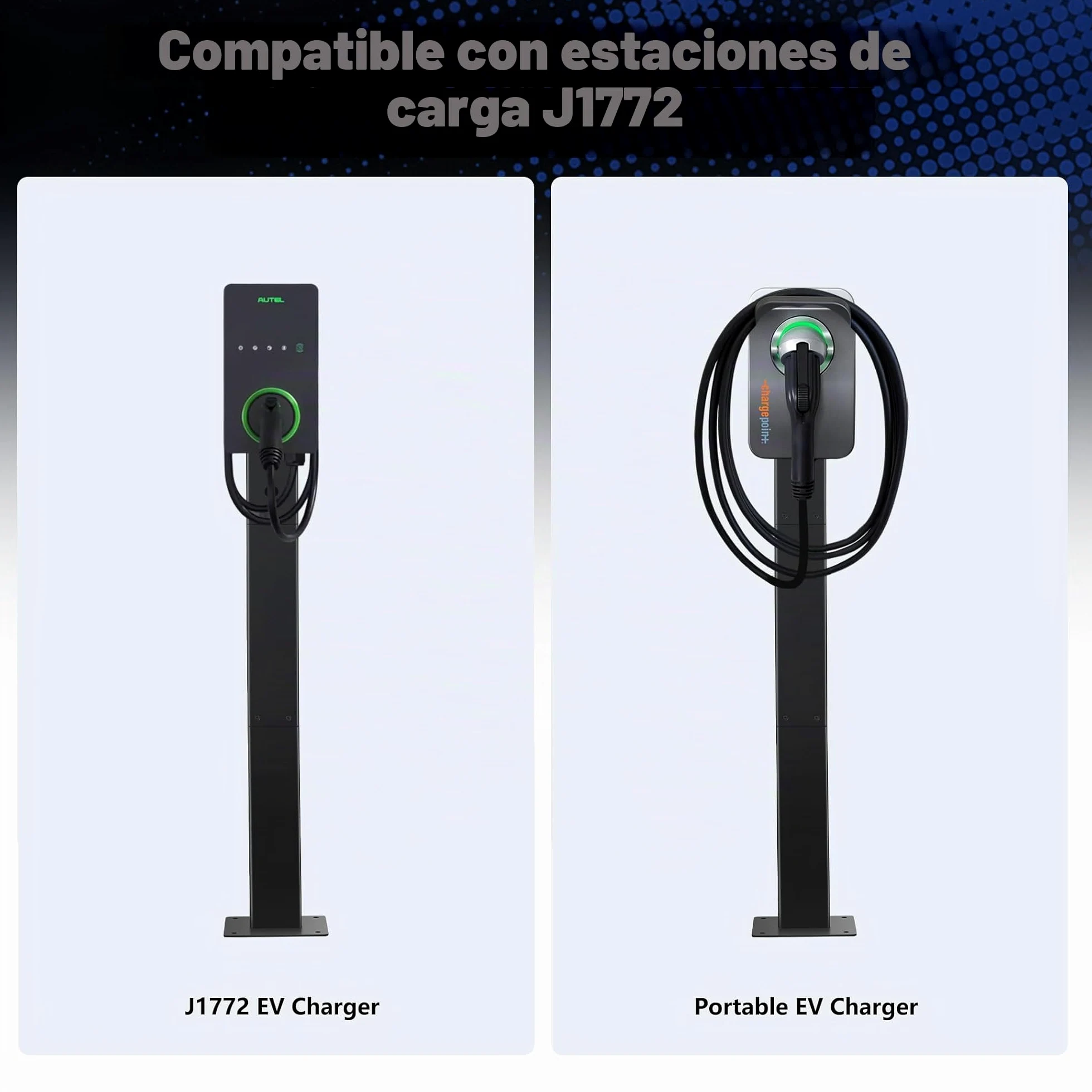 Base/Soporte para Wallbox Móvil Tesla Estación de Carga para Exteriores, La Columna de Carga para Wallbox Móvil Tesla Columna de Carga del Portador Wallbox