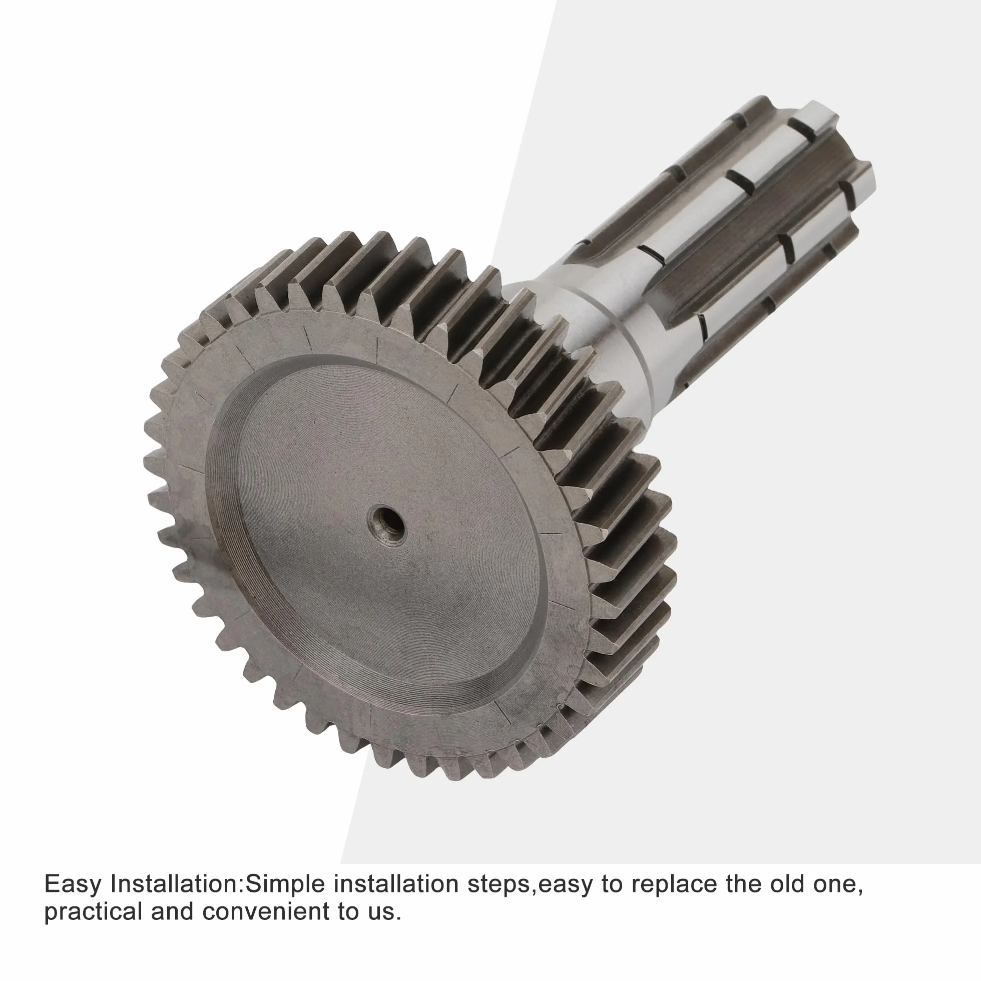 GOOFIT Engranaje de Transmisión del Motor 17T, Eje de Engranaje Intermedio Secundario de la Caja Externa Reemplazo para Gy6 ATV 200 200cc AU200 LX200M CVT LC162FMK E 200 ATV Go Kart