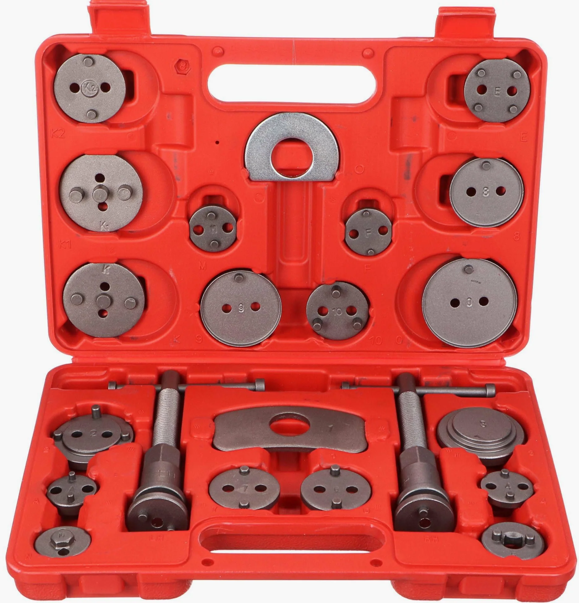 Mechanic Brake Set 22 | Juego de reposicionador de pistones de Freno 22 pzs | Reposicionar el pistón de Freno al Cambiar los Discos | Las Zapatas o Las Pastillas de Freno