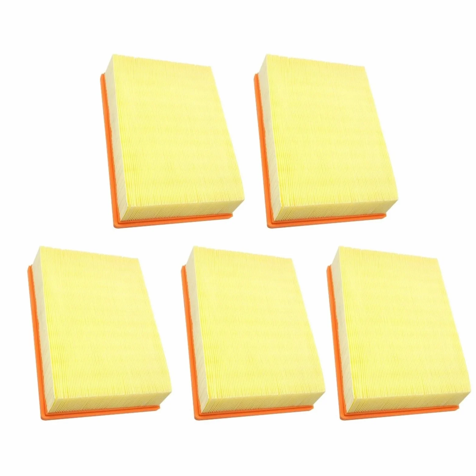 Filtro de Aire (2 Unidades), Limpiador de Elementos filtrantes para Motor de Coche, Compatible con GMC Yukon XL 2015-2020, OEM CA8755A 15908915 23349854 25332443, Filtro de Cabina (5 Unidades).