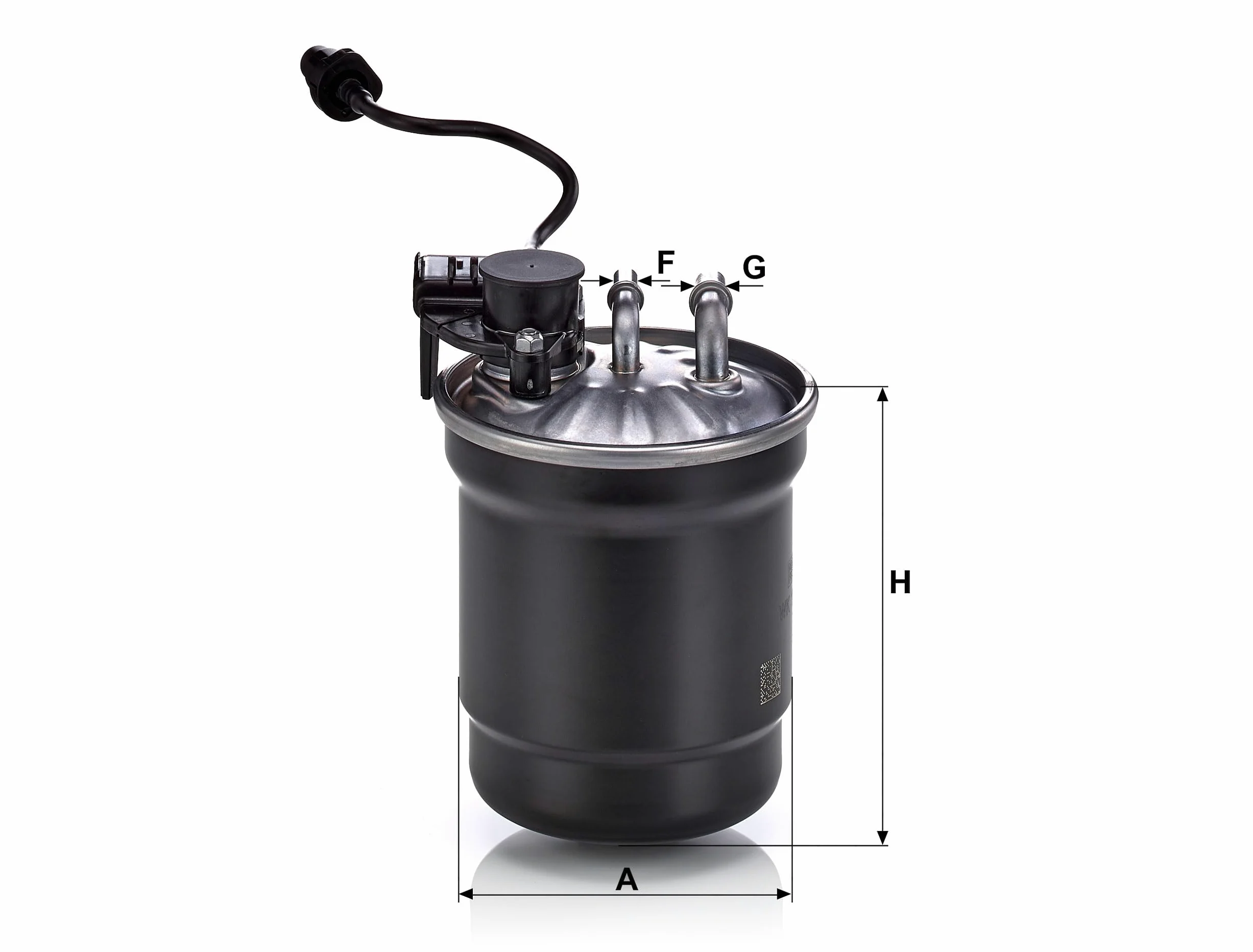 MANN-FILTER, WK 11 024 Filtro de combustible | Para Turismos, Protección sistema combustible, Protección inyectores, Combustible limpio, Calidad original OE