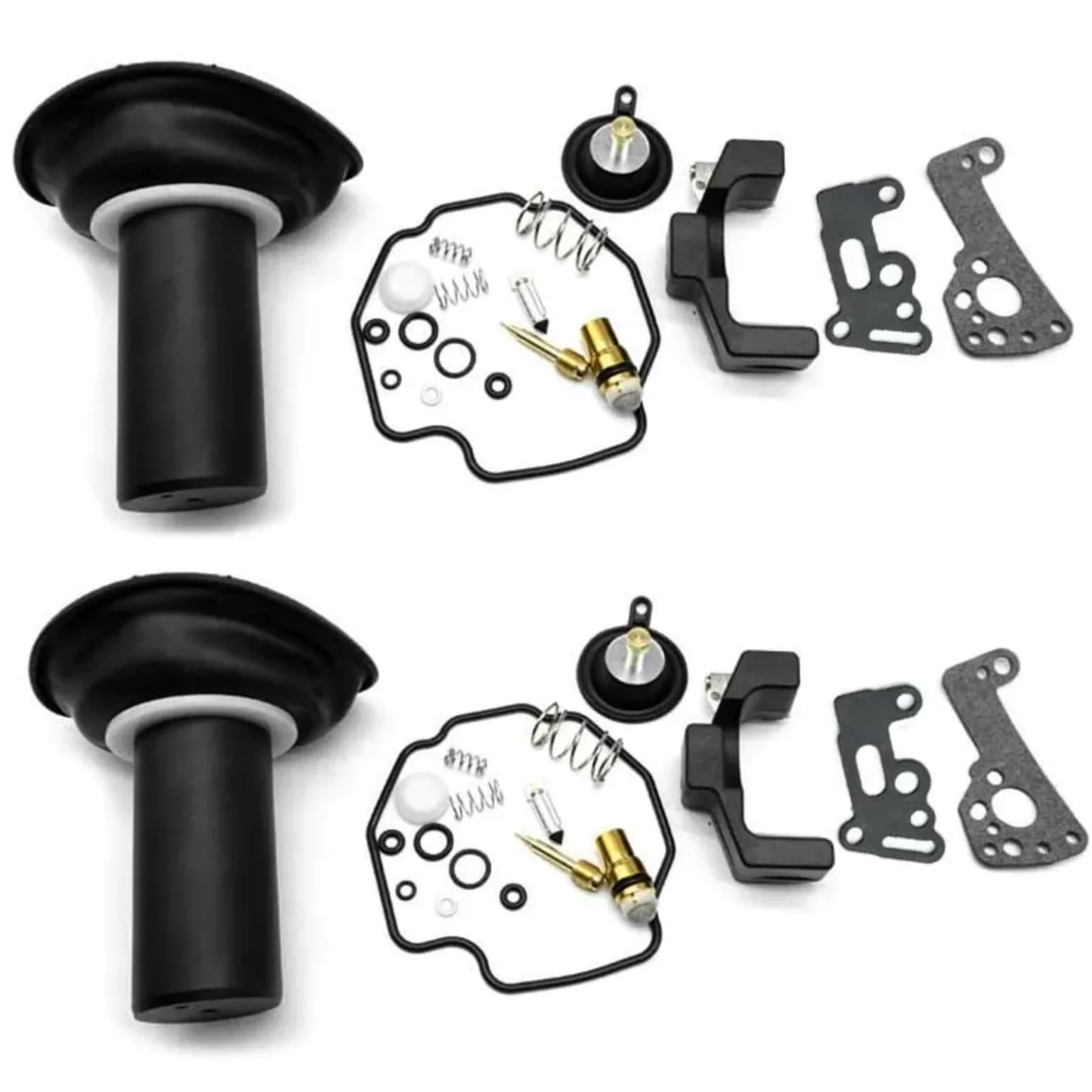 Kit Carburador Repuesto Kit Reparación Carburador Para Yamaha Para XV500 1994-1998 Para XV400 XV535 1990-2001 Para XV500S Para Virago 500 400 535 Diafragma Flotante Carburador(A Style)