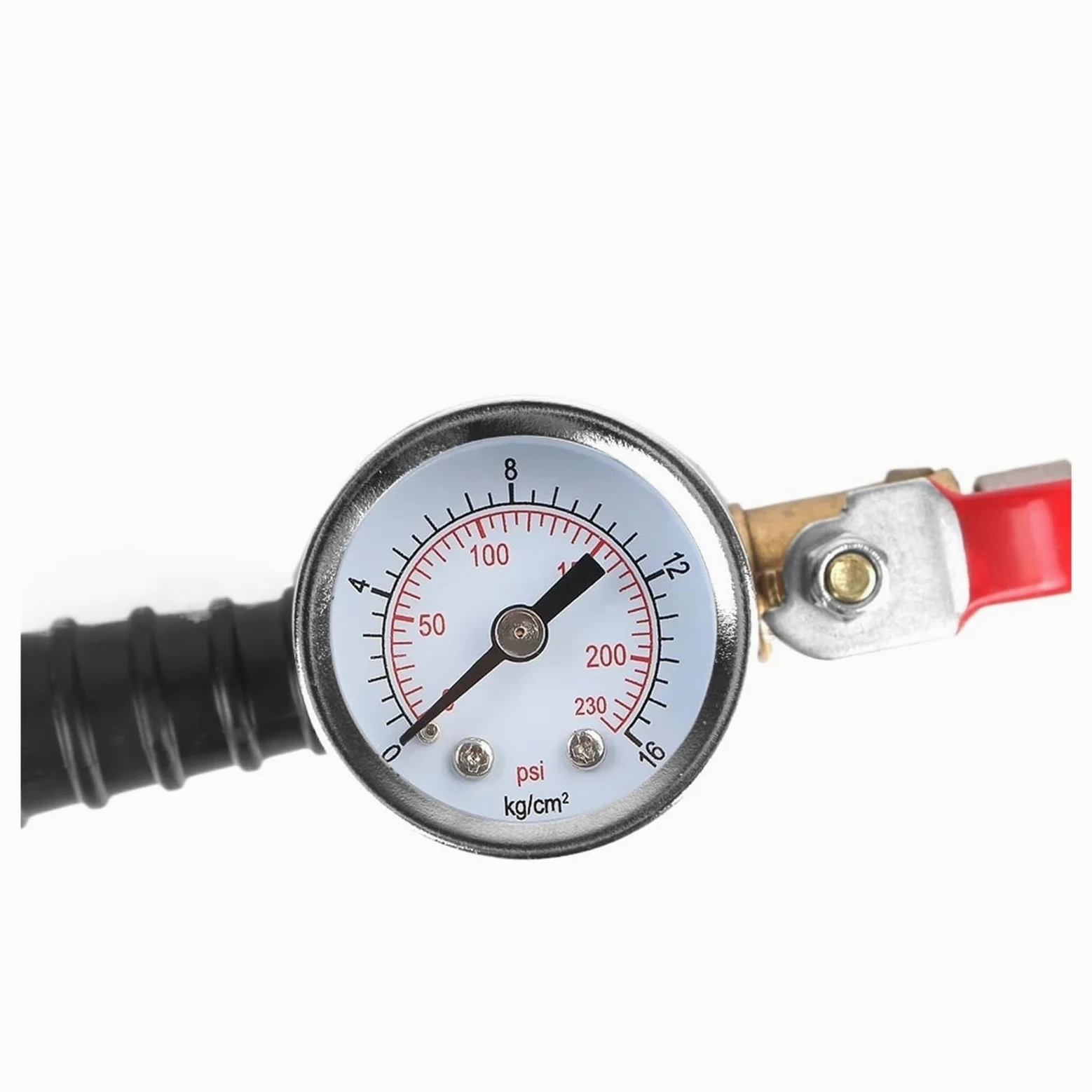Bomba de aire rápida para coches 0-15Bar/220Psi con manómetro de presión neumáticos, herramientas reparación varilla inflado universales for vehículos y camiones