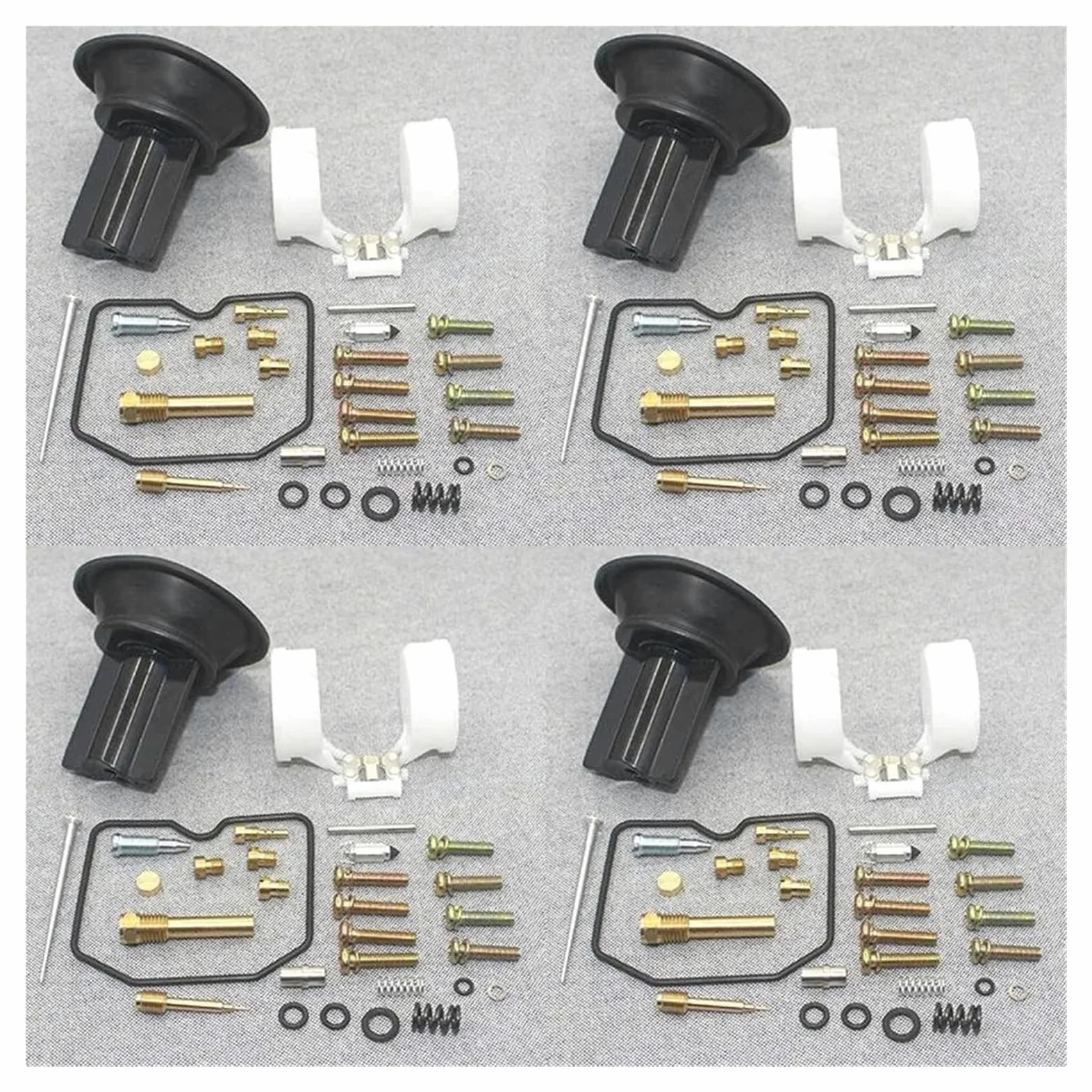 Moto Kit De Reparación Carburador para Motocicleta para Kawasaki ZR400 para Zephyr 400 Y Keihin CVK C1-C7 1989-1995 Incluye Juego Juntas Carburador Carb(Type 2)