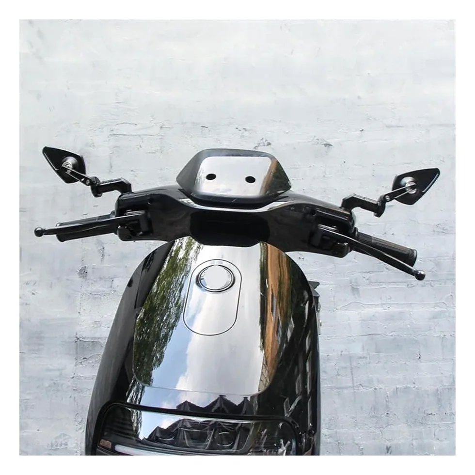 Espejos Retrovisores Para Manillar Motocicleta Cafe Racer CNC Scooter, Extremo De Manillar De 7/8" (22 Mm) Con Inserto De Extremo De Barra Estándar Retrovisor moto