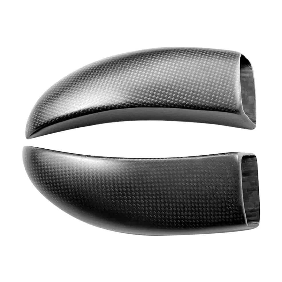 Ajuste universal compatible con Streetfighter V4 V2, pinza de freno de motocicleta, cubierta de radiador, conducto de aire, accesorios de refrigeración de freno de repuesto (mate)