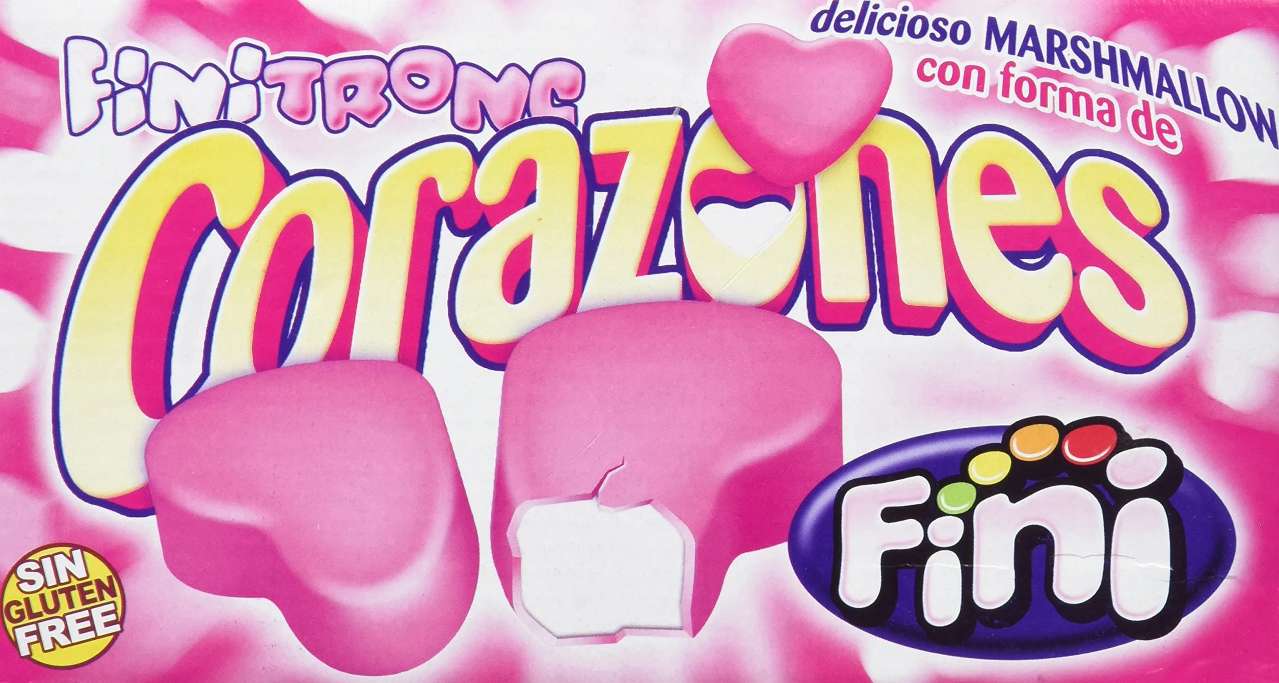 Fini Marshmallow Cubierto de Choco Sabor Fresa 730 gr