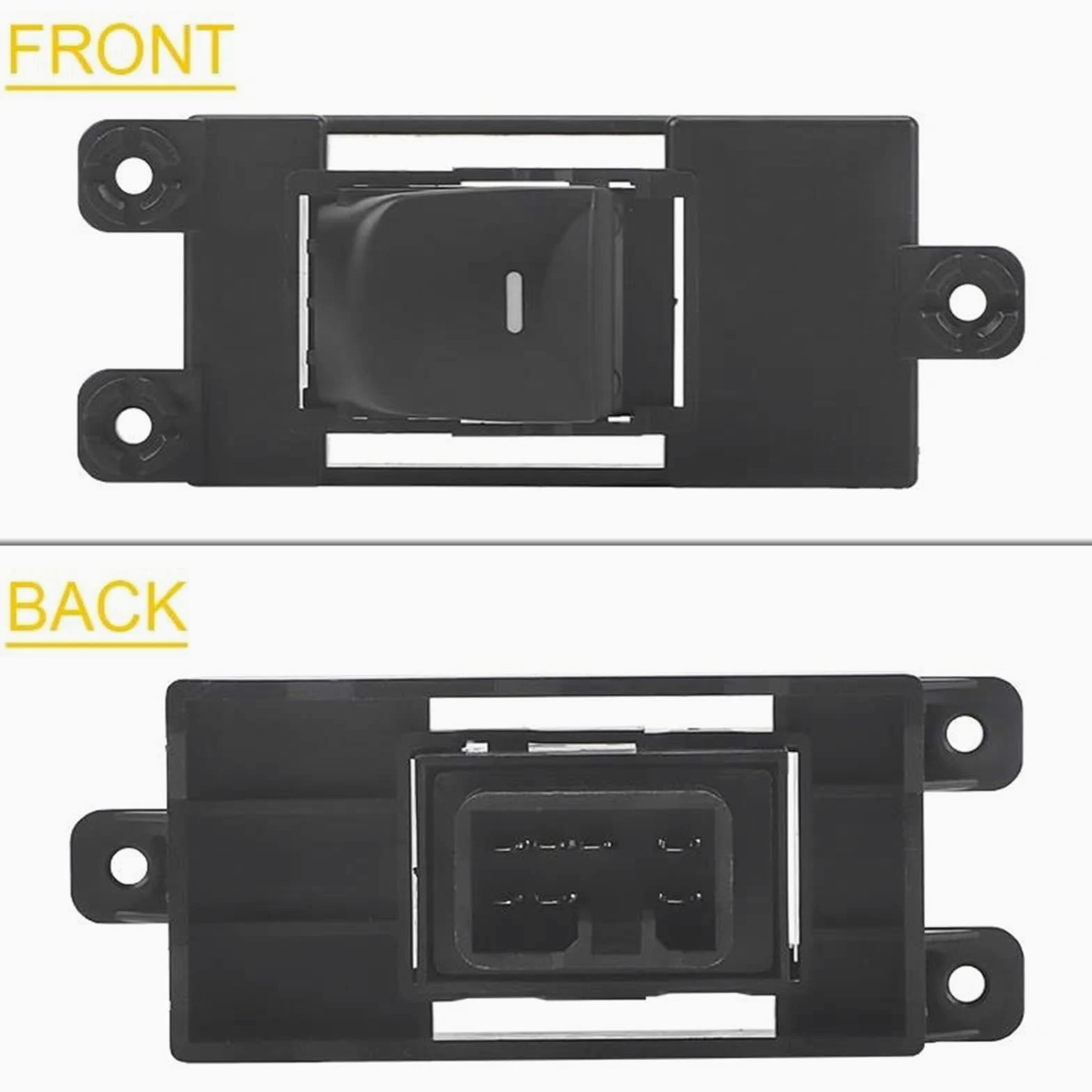 Genérico Interruptor Encendido Ventanilla Única LHD RHD para Hyundai para I30 2012-2016 Pieza Reemplazo Botón Delantero Izquierdo Derecho Botonera Ventana | 3pcs