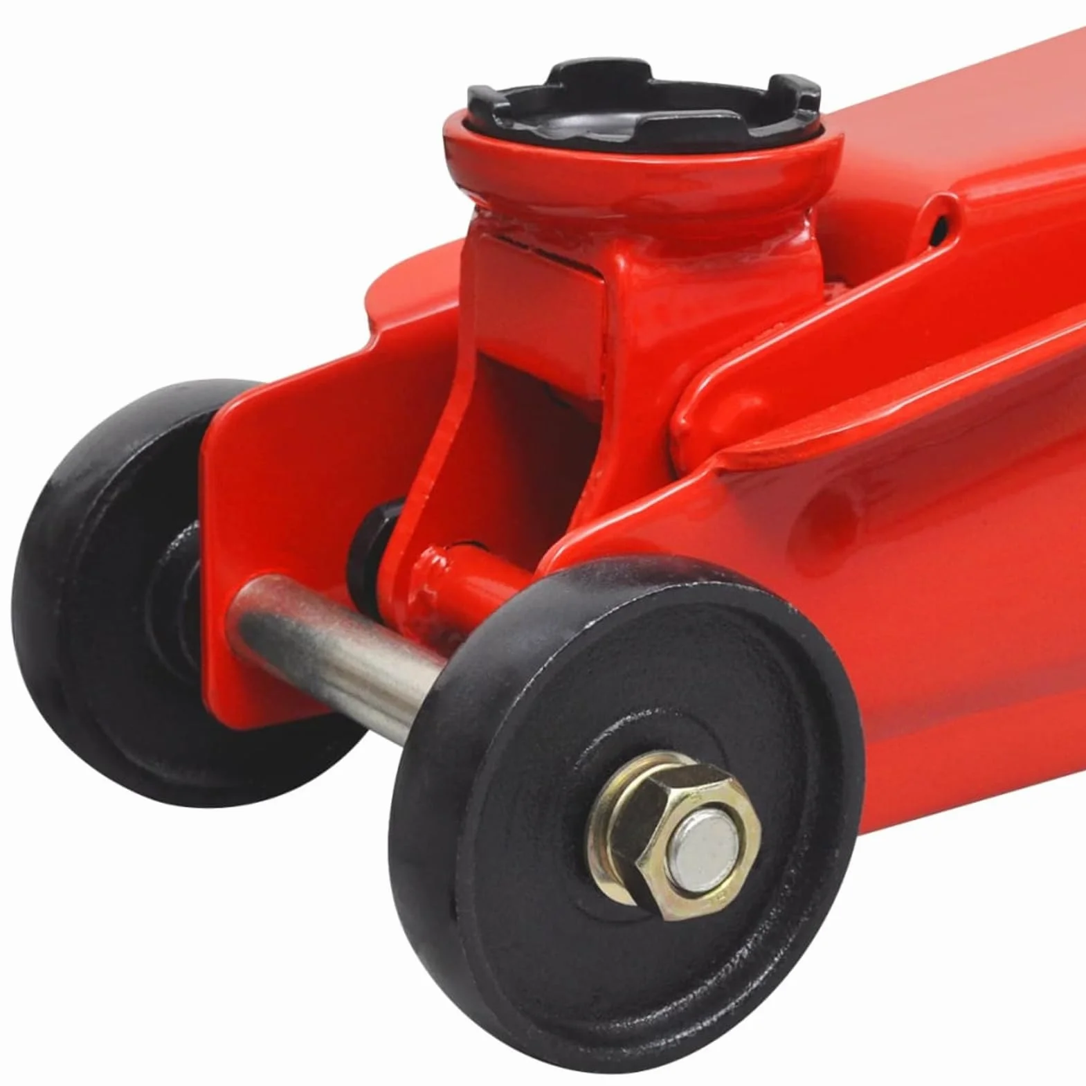ARKEM Gato hidráulico bajo 3 toneladas Rojo Elevador Coche Gato HidráUlico Profesional