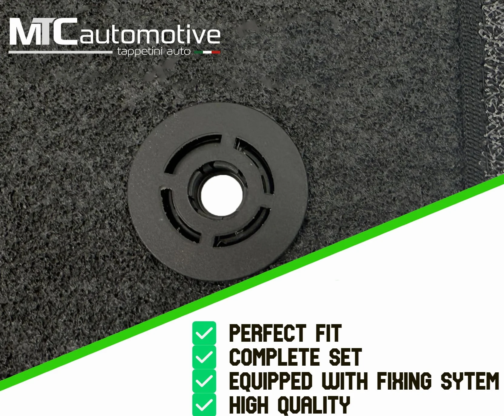 Alfombrillas para Citroen Berlingo 2008-2018 Multispace - Alfombrillas a Medida - Antideslizantes - Talonera en PVC - Clips de fijación