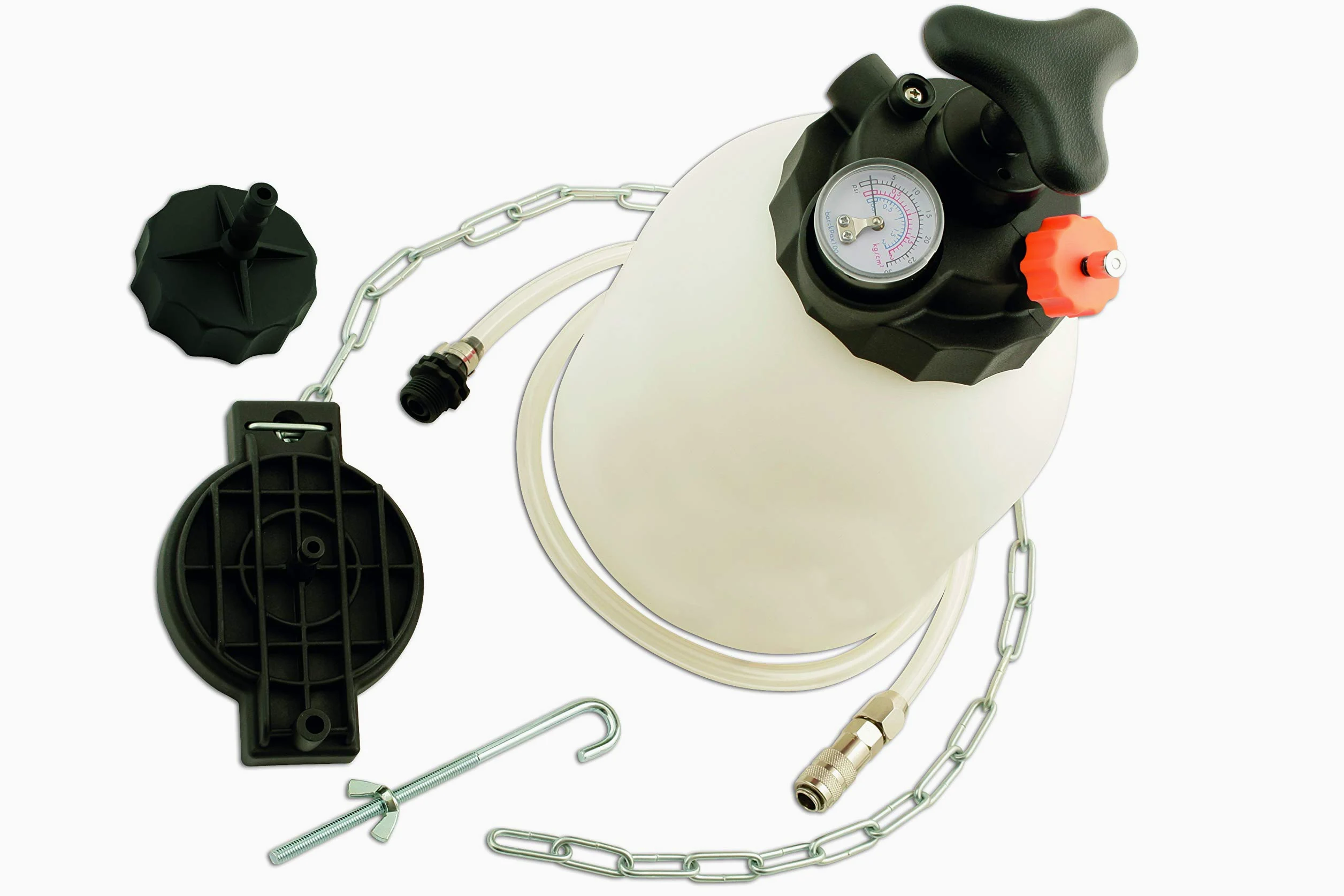 Laser 5642 Manual Brake Bleeder with Universal Adaptor