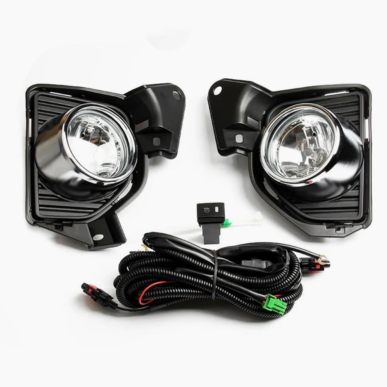 Luces Antiniebla para Toyota para HIACE 2014-2016 Luces Diurnas LED DRL Conjunto De Faros Antiniebla Luces Diurnas Cables Interruptor Señal De Giro Faros Antiniebla(Fog Lamp)