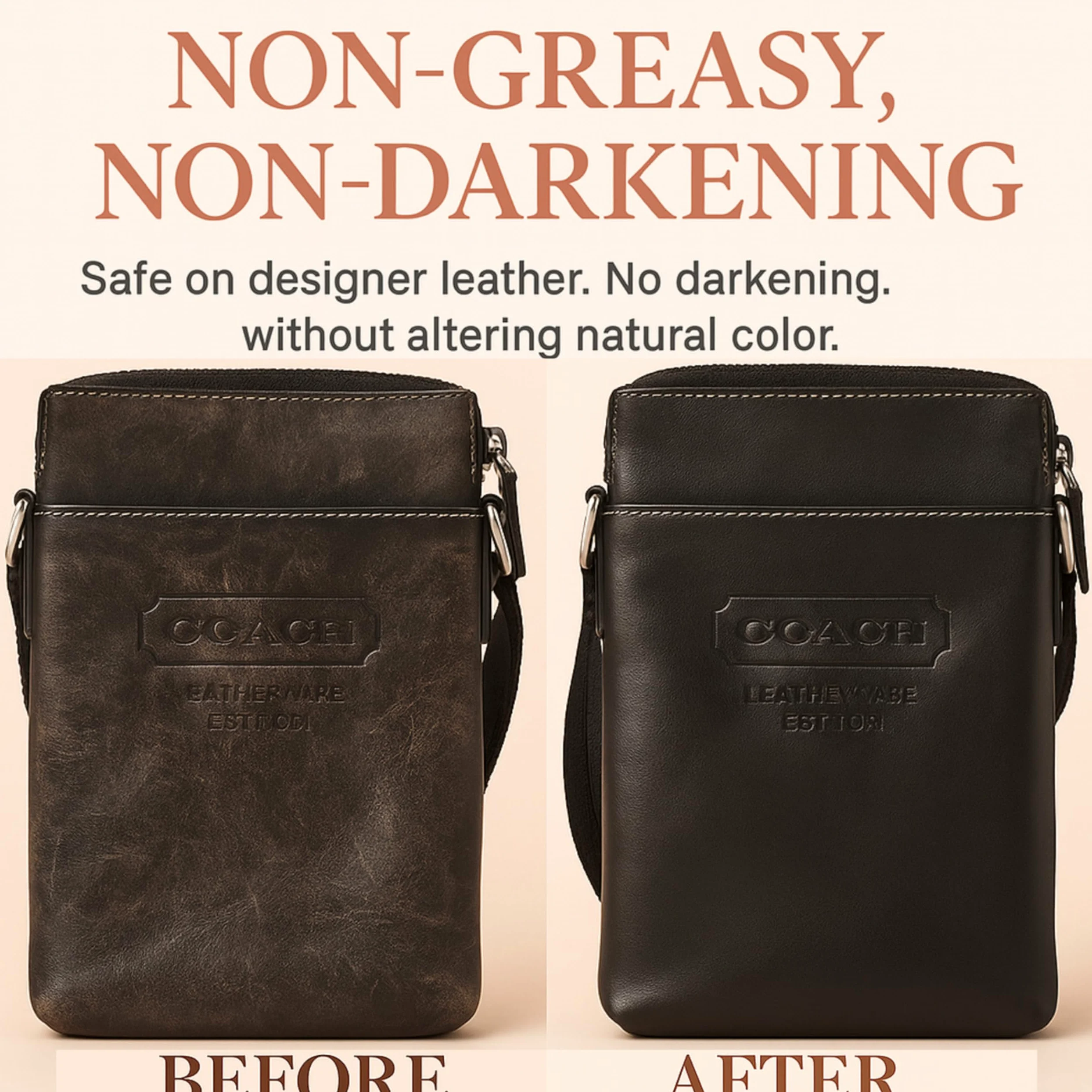 Leather Hero Kit de acondicionador limpiador de monedero, Claro, 120mL