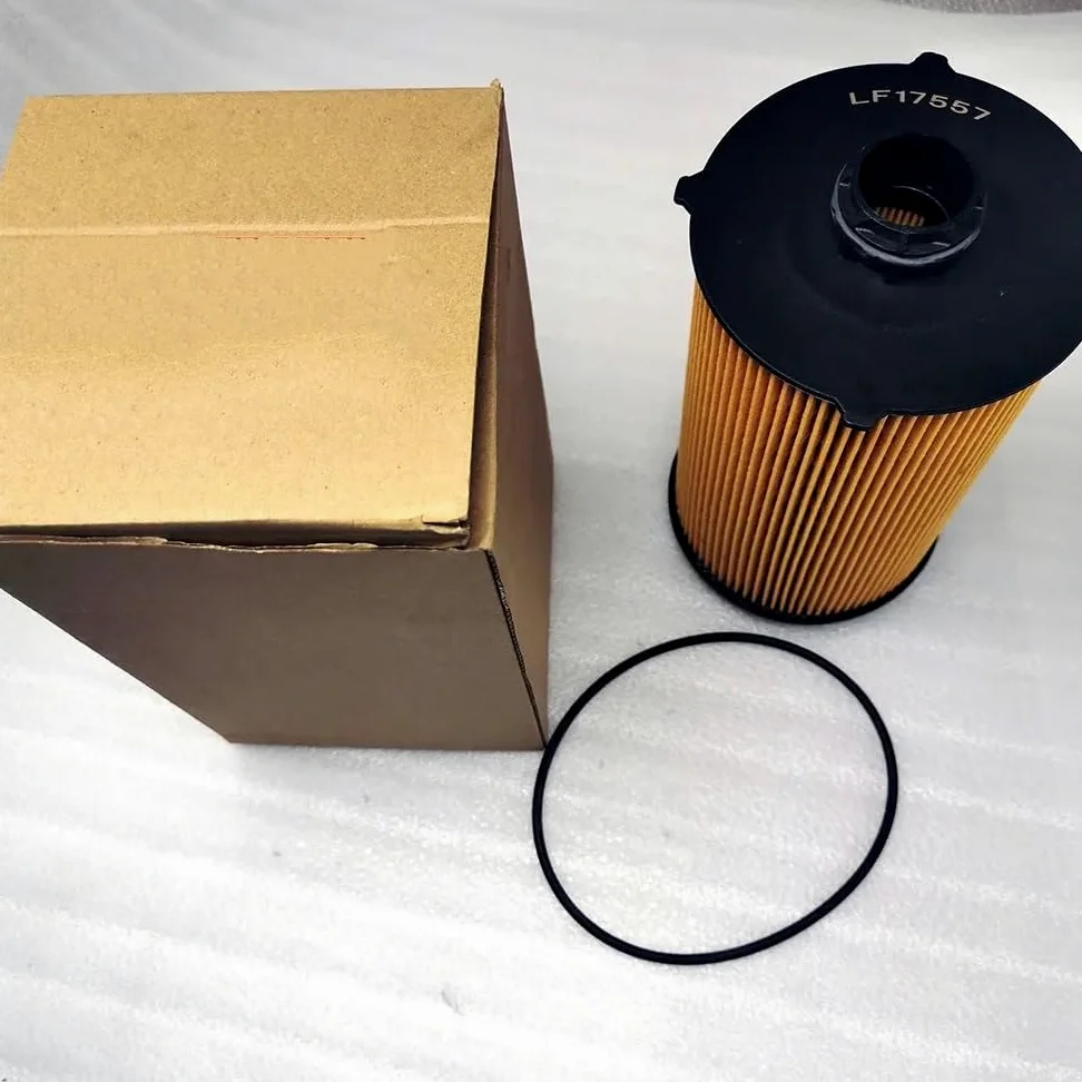 Filtro de aceite compatible con LF17557. Elemento filtrante sin metal. Sustituye al filtro lubricante Filtro de Aceite para Coche