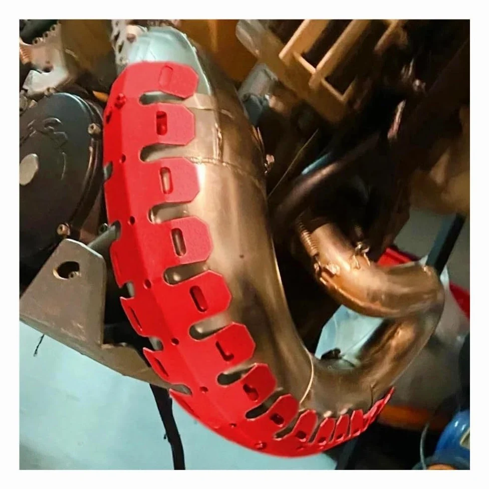 Deflectores Calor Escape Para D&ucati SCRAMBLER1100 SCRAMBLER 800 ST2 ST3S ST4 ST4S ST4SABS Silenciador De Escape Para Motocicleta Protector De Tubo Cubierta De Protección Térmica