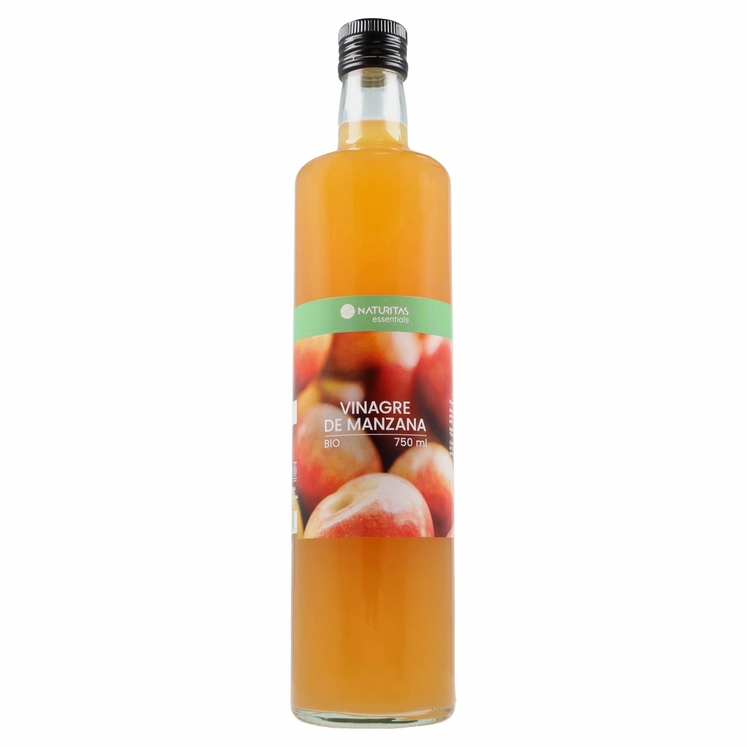Naturitas Essentials Vinagre de Manzana BIO 750 ml Sin Filtrar Ecológico Vegano Keto