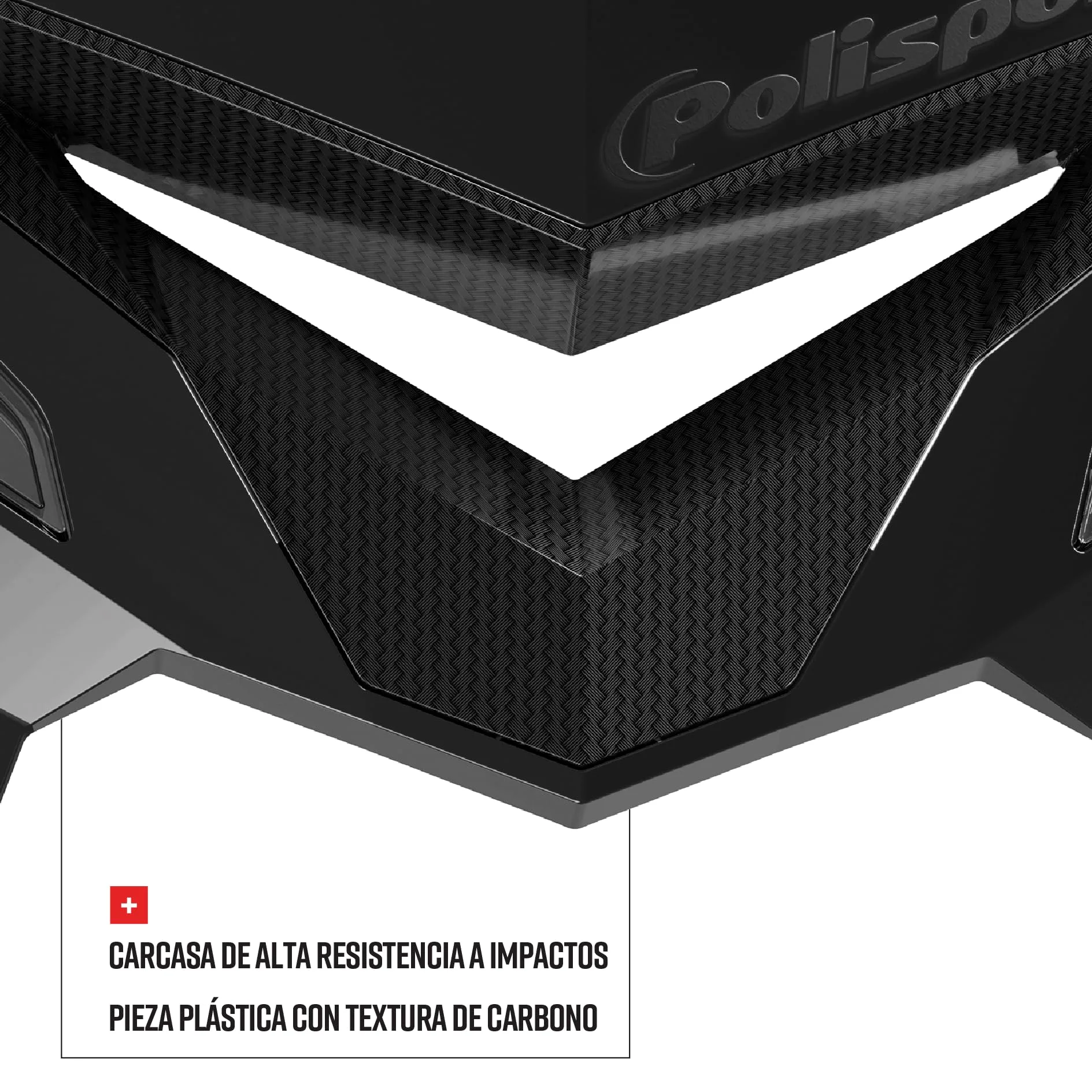 POLISPORT 8670800002 - Faro delantero E-BLAZE con lámpara LED compatible con todos los modelos de motocross/enduro en color negro