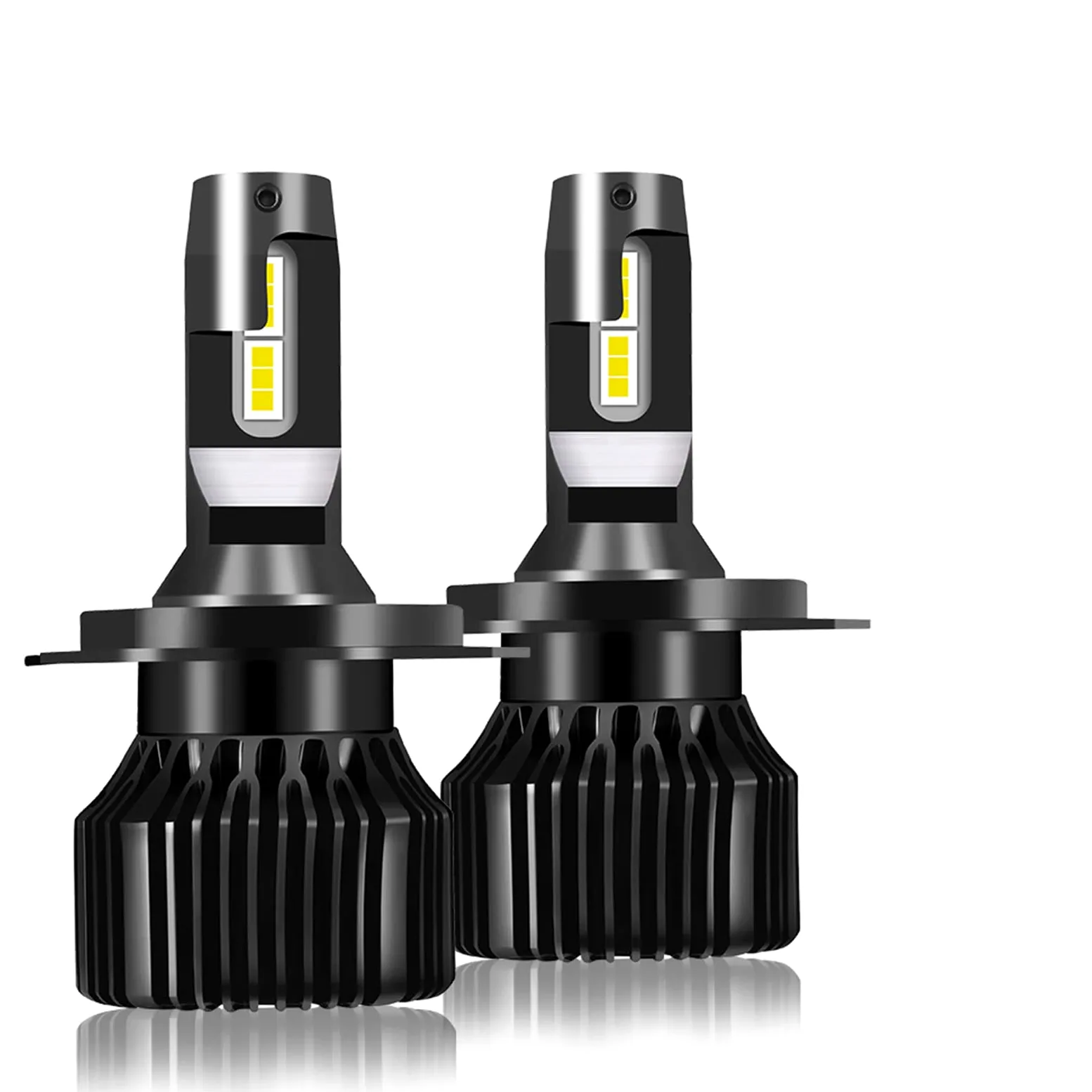 Bulbas De Faros LED, Kit De Conversión Extremadamente Brillante 800W 30000LM 6000K, Paquete De 2,H4