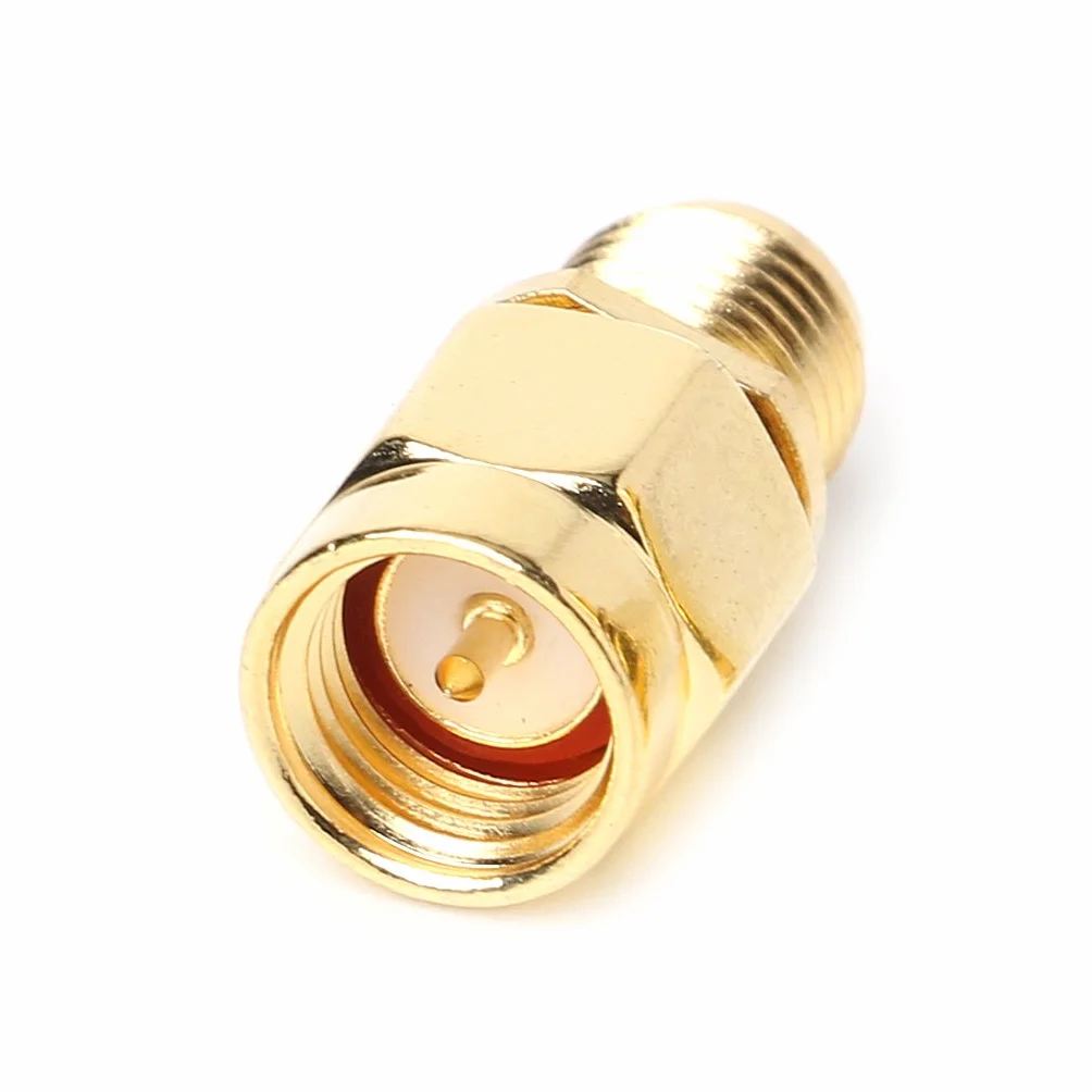 SMA Adaptador macho a RP-SMA macho conector coaxial RF banana recto