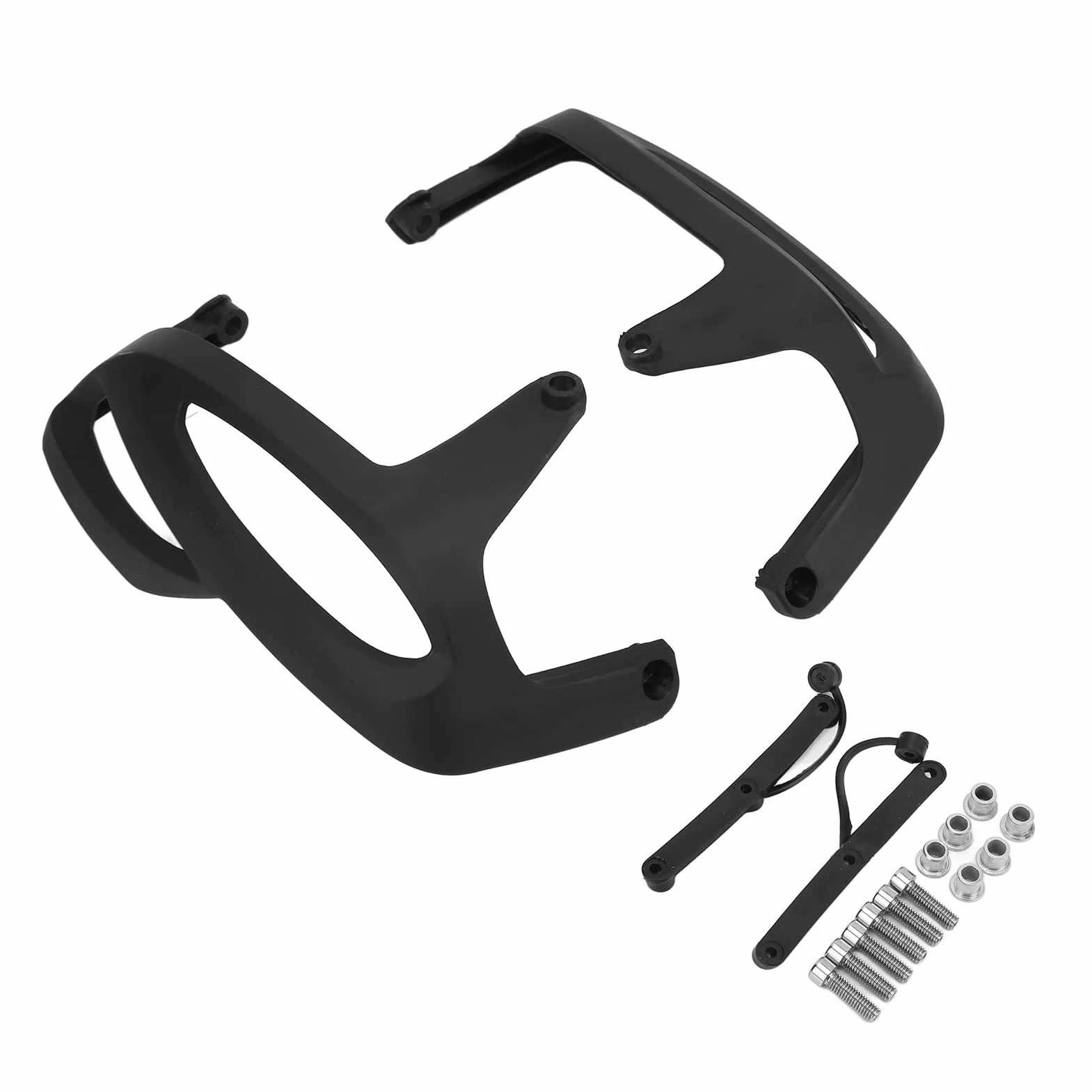 KIMISS Protector de Cilindro de Motor de Motocicleta 2 Piezas, Protector de Motor de Cilindro Negro ABS de Repuesto para R1200GS 2004-2008