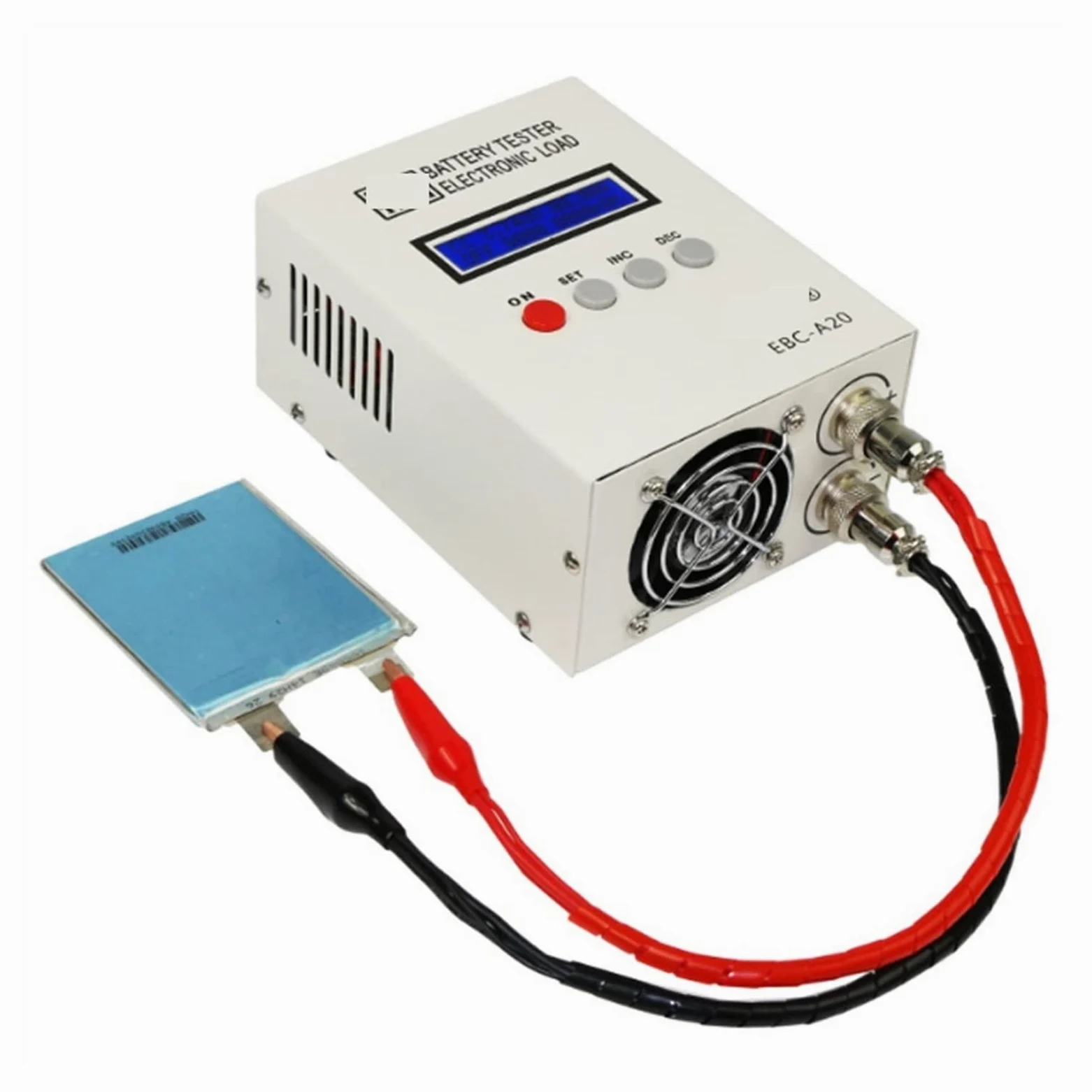 Comprobador de baterias, EBC-A20 Probador de capacidad de batería Litio Plomo Ácido Litio Hierro Ternario Instrumento de carga y descarga 5A Carga 20A Descarga