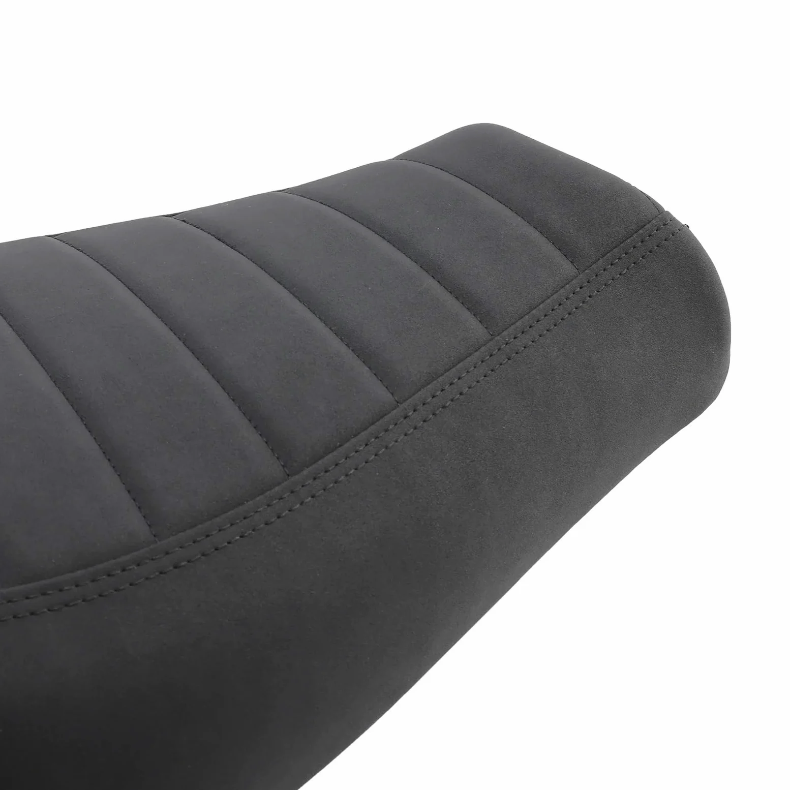 Para velocidad de calle doble Cojín de asiento | Reemplace el asiento delantero trasero conductor y pasajero, inferior, negro(BlackC)