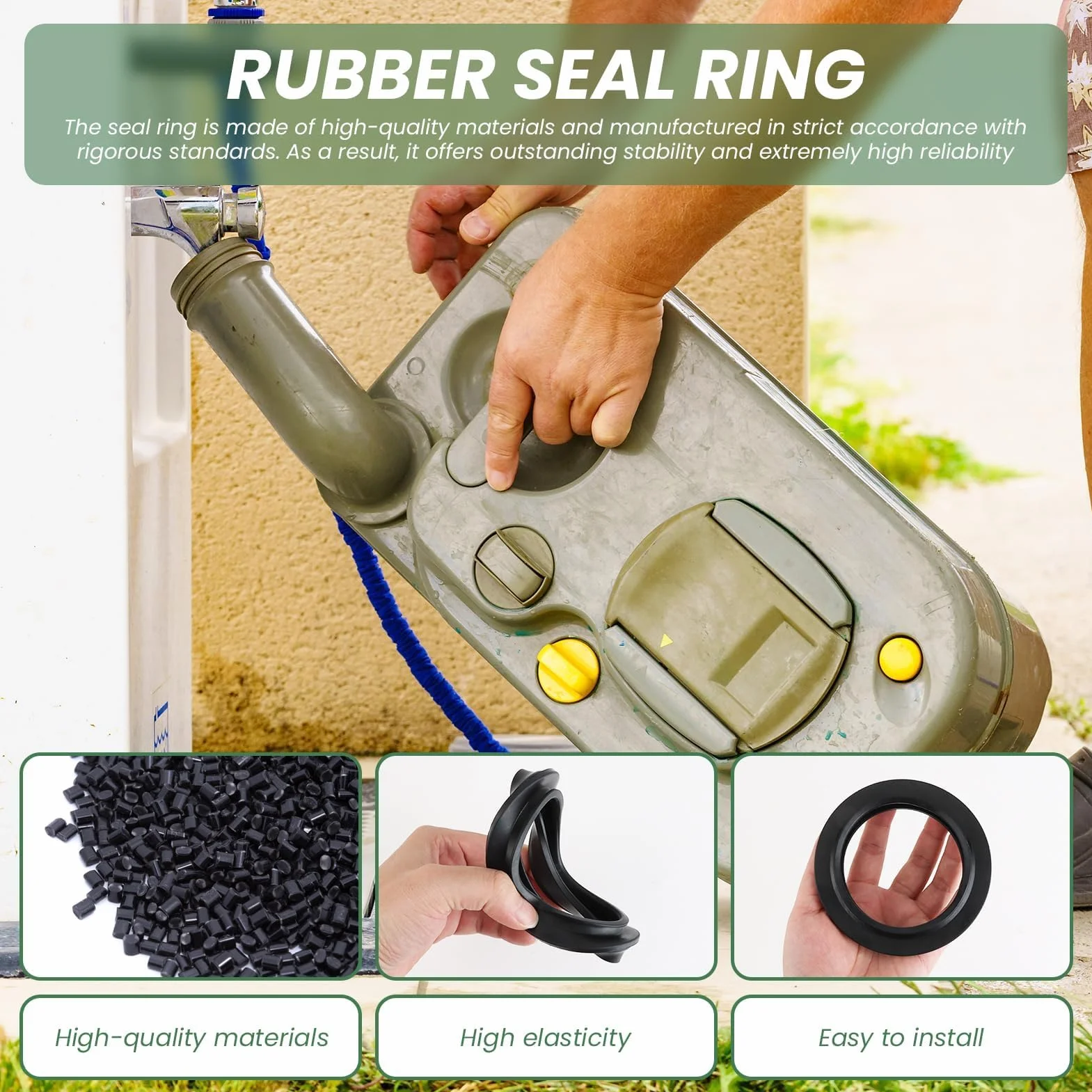 Junta Inodoro para Thetford C200 C250 C260 C400 C2 C3 C4, Recambio Sello Depósito Aguas Residuales Impermeable, Junta Goma Labio para WC Caravana, Autocaravana y Camping