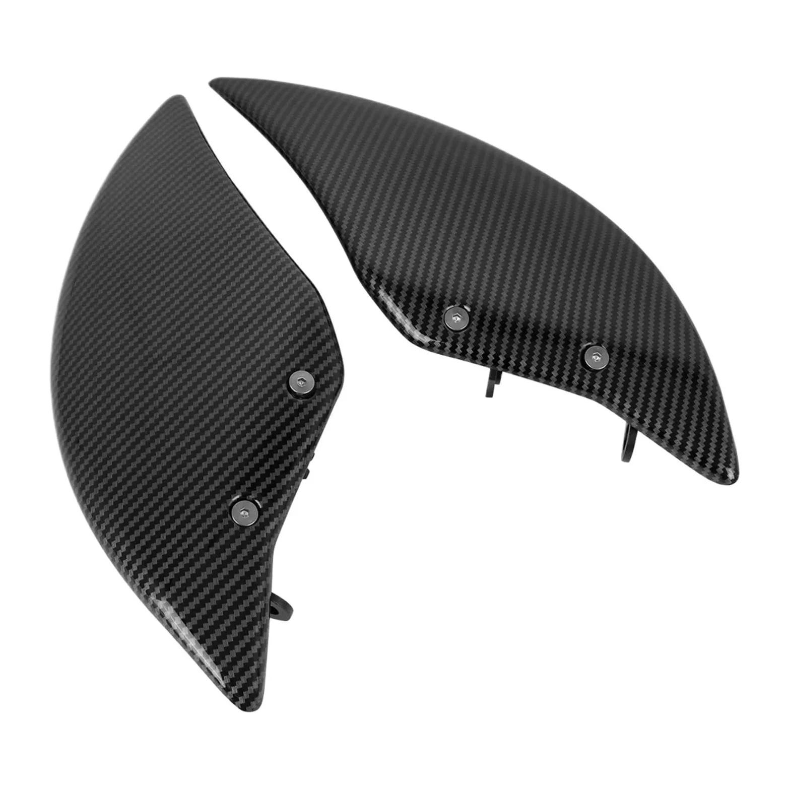 Compatible con Conducto De Refrigeración De Pinza Yamaha TMAX560 XP560E. | Ajuste directo con pernos, protege la pinza, aumenta el flujo de aire y refina la apariencia(Twill pattern lower)
