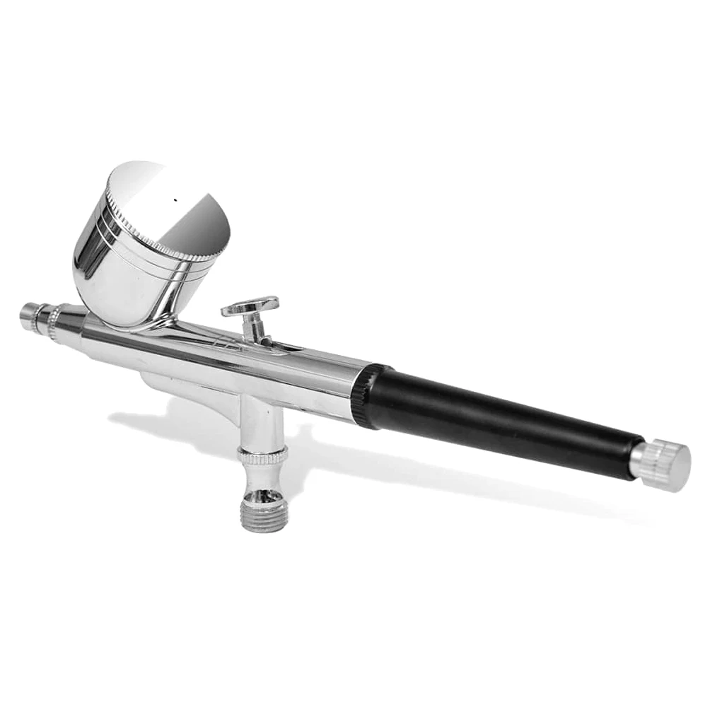 Kit de aerógrafo con boquillas de 0,2 0,3 0,5 mm, pistola pulverizadora para pintura de aire comprimido, vaso de 7 ml, manguera de 1,8 m, adaptador G1 4 a G1 8, pintura corporal para