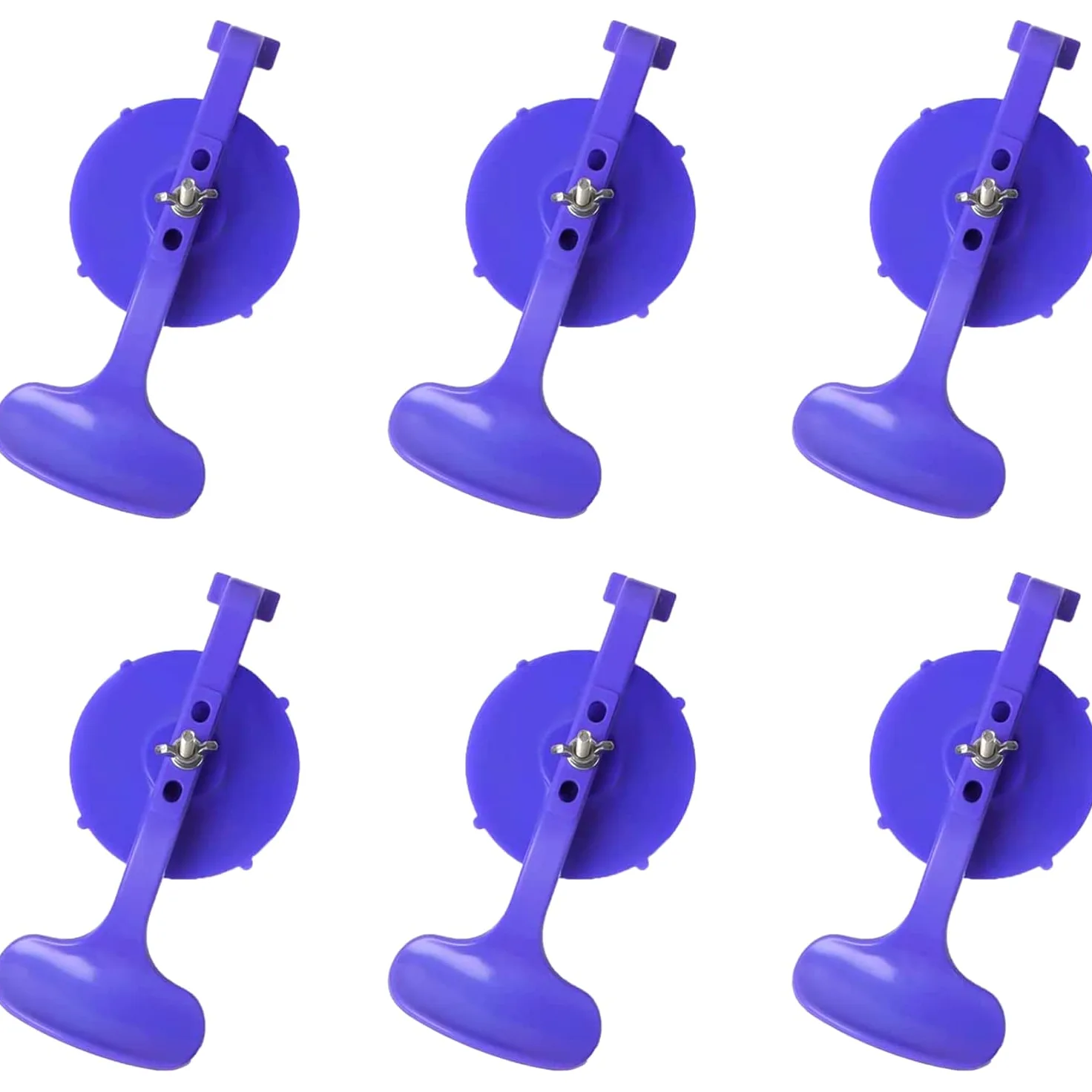 ZKTOOL 6 Piezas Abrazadera de Ventosa Fuerte para Reparación de Vidrio