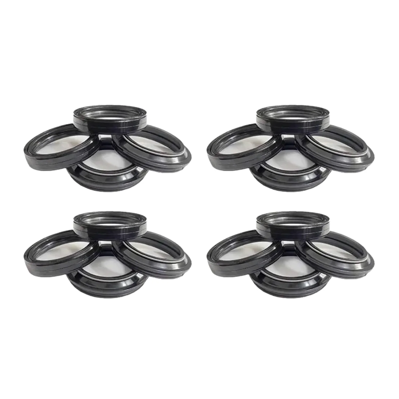 Retenes de retén de aceite for eje de amortiguador de horquilla delantera (41 x 54 x 11 mm), cubierta antipolvo (41 x 54 mm) for FLHRC Road King Classic (2007-2009)(8pc Seal 8pc Cover)