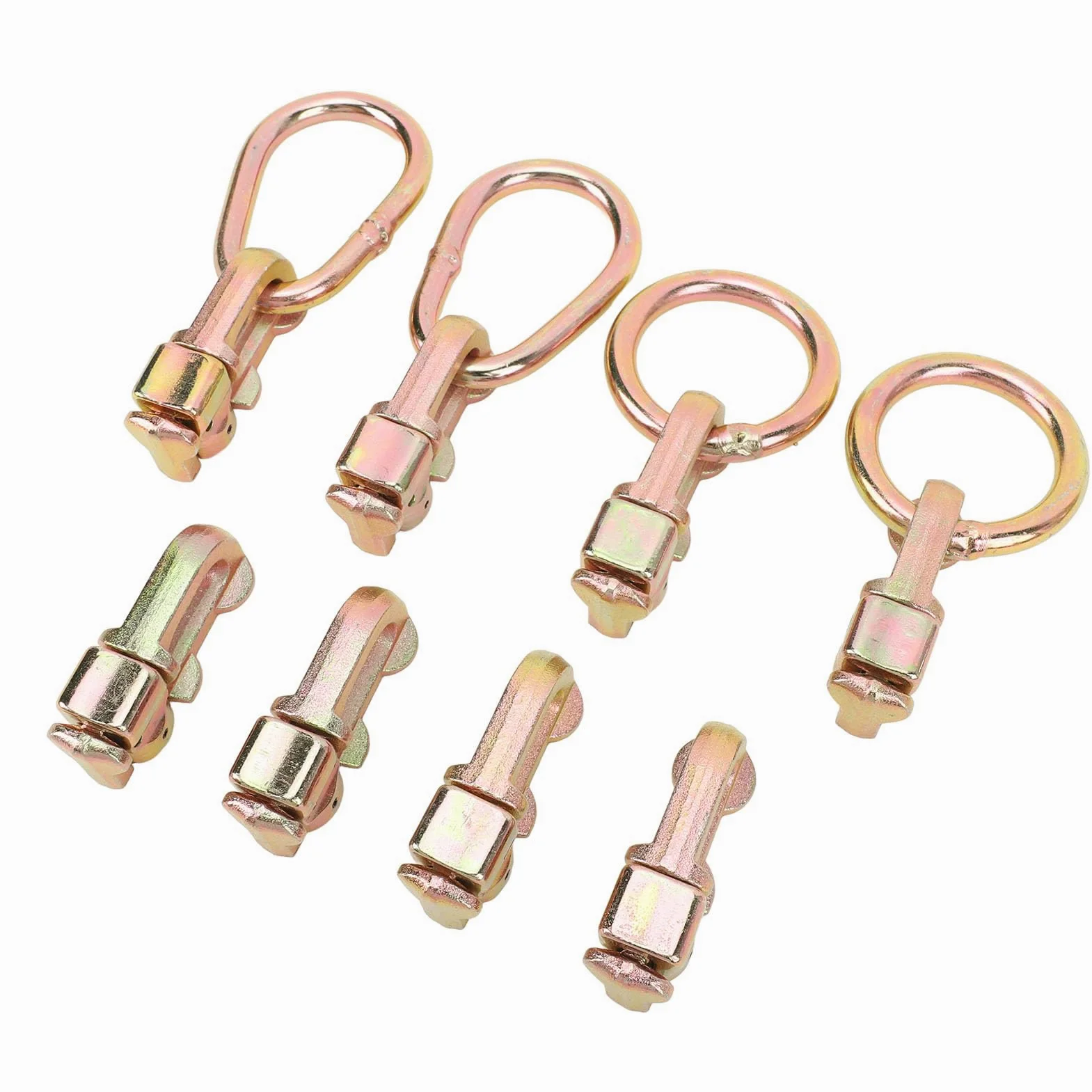 L Accesorios de Pernos de Pista, Acero Al Carbono L Se une a la Riel de Vía Accesorio para Camionetas Remolques, Ideal para UTV, ATV, Motocicleta