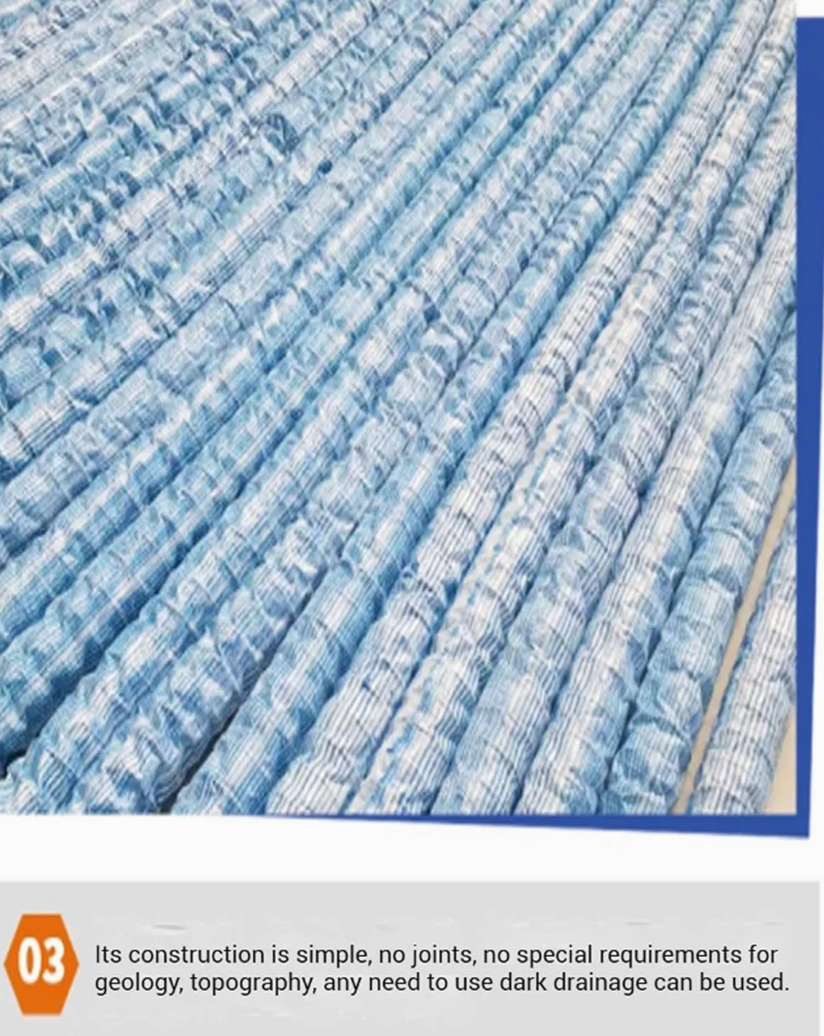 Tubos de Drenaje de PVC Tuberías de Drenaje Perforadas, Ideales for una gestión eficiente del Drenaje en zanjas de Drenaje subterráneas(8m/26.2ft)