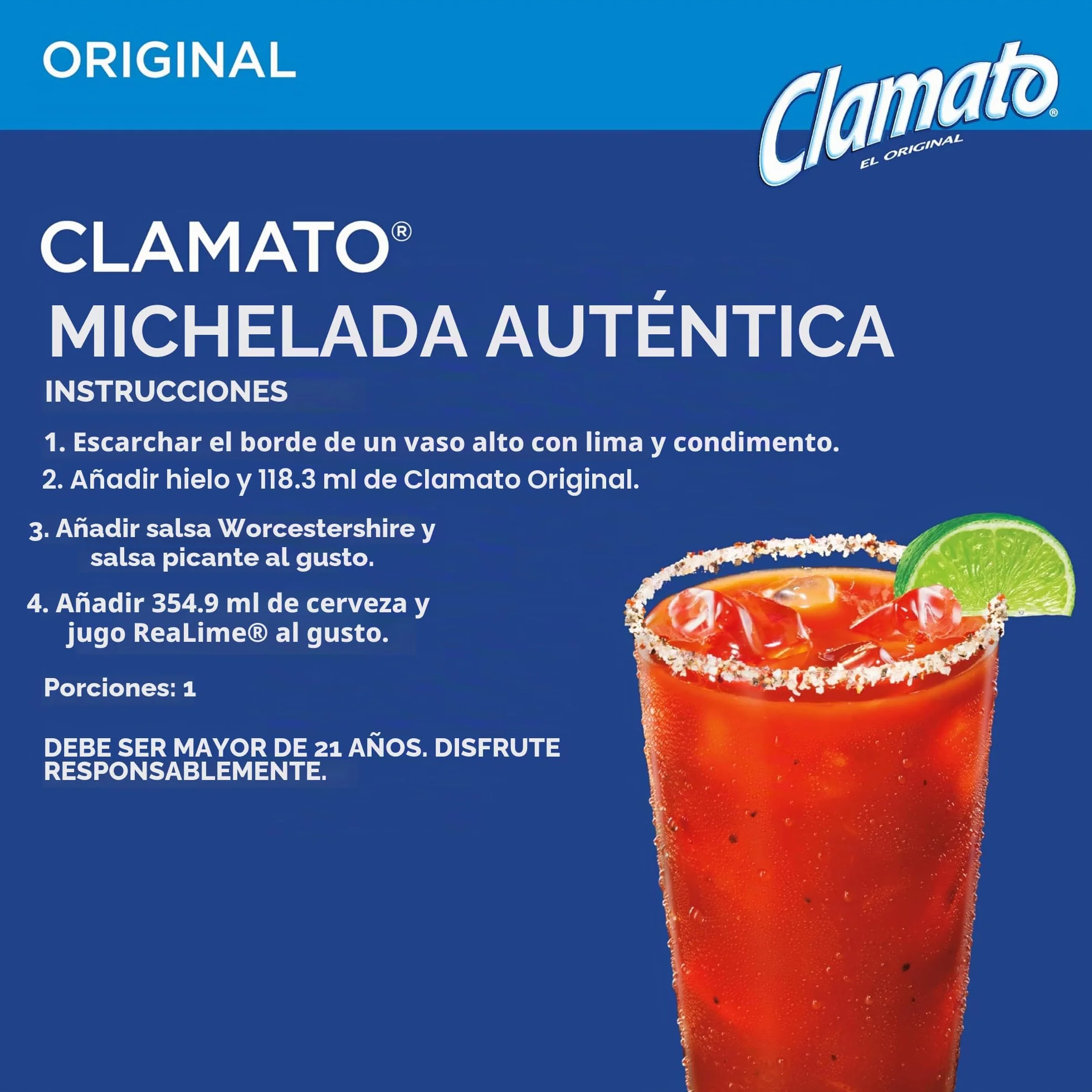 Motts Zumo Clamato Tomate 1890 Mililitro