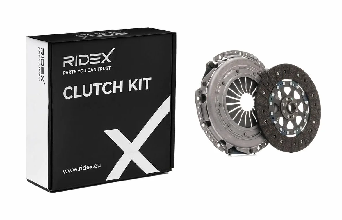 RIDEX 479C0195 Kit de embrague con placa de apriete de embrague con plato de embrague sin cojinte de desembrague se requiere herramiente especial para montaje Revisar/sustituir volante doble masa