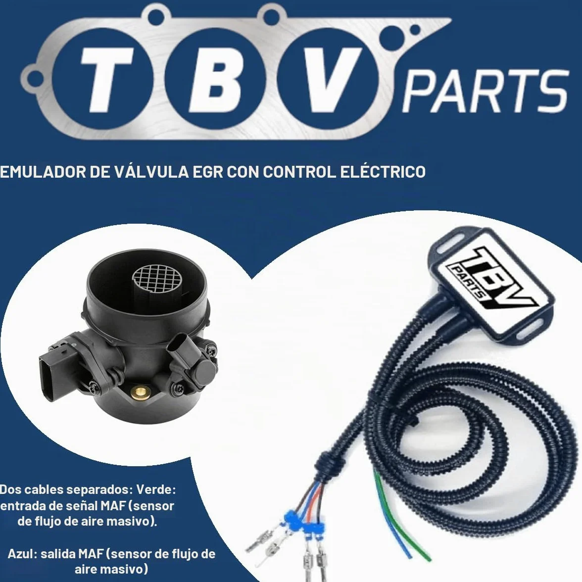 Emulador Valvula EGR Electrica WAHLER 7353D Válvula EGR A6461400460 Compatible con Motores 200/220/ 270/400 CDI 6461400860 A6461400460 7.24809.37.0