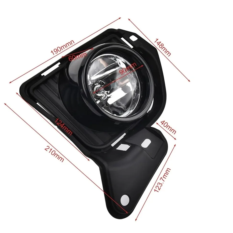 Luces Antiniebla Luz Niebla Para TOYOTA Para HIACE Para COMMUTER 2014 2015 2016 Luces Diurnas LED DRL Conjunto Faros Antiniebla Cables Interruptor Señal Giro