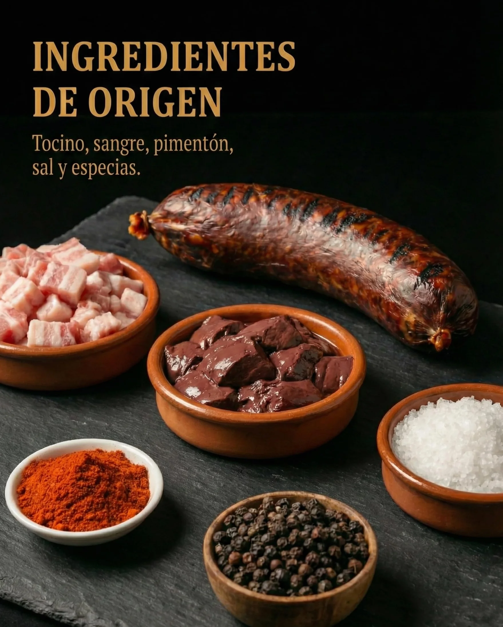 Morcilla Rondeña 350g – Embutido Andaluz Artesano Sin Gluten Sin Lactosa con Pimentón | Melgar