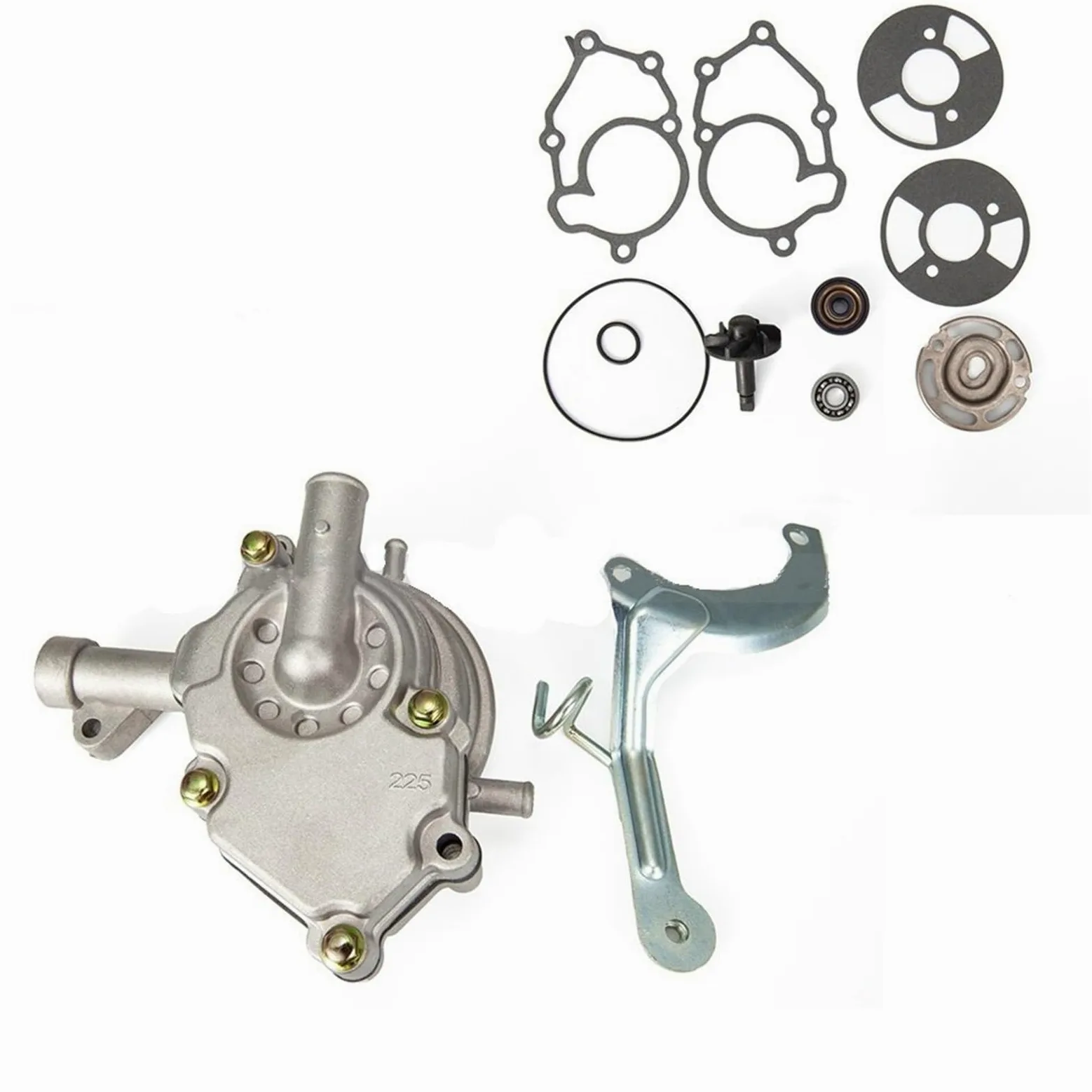 Bomba de agua para moto de cross 2008-2013 para Yamaha YZF-R125 YZF-R 125 2009-2012 Kit de reparación de juntas de sellado de cubierta de bomba de agua del motor