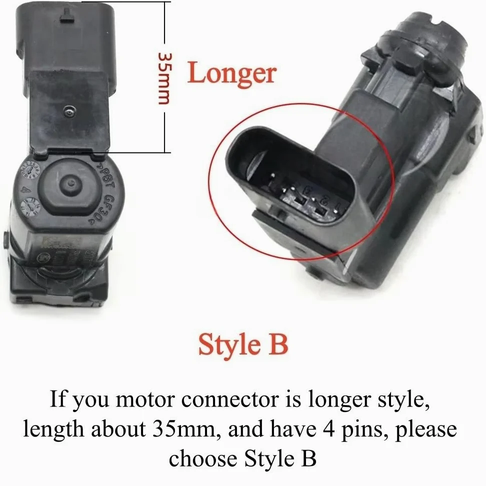 Tapón de aceite del motor Tapa De Pestillo Puerta Tanque Combustible Hebilla Rebote Solapa Control Bloqueo Actuador Motor Para Chrysler Para Pacifica 2018-2026(Style B (Longer))