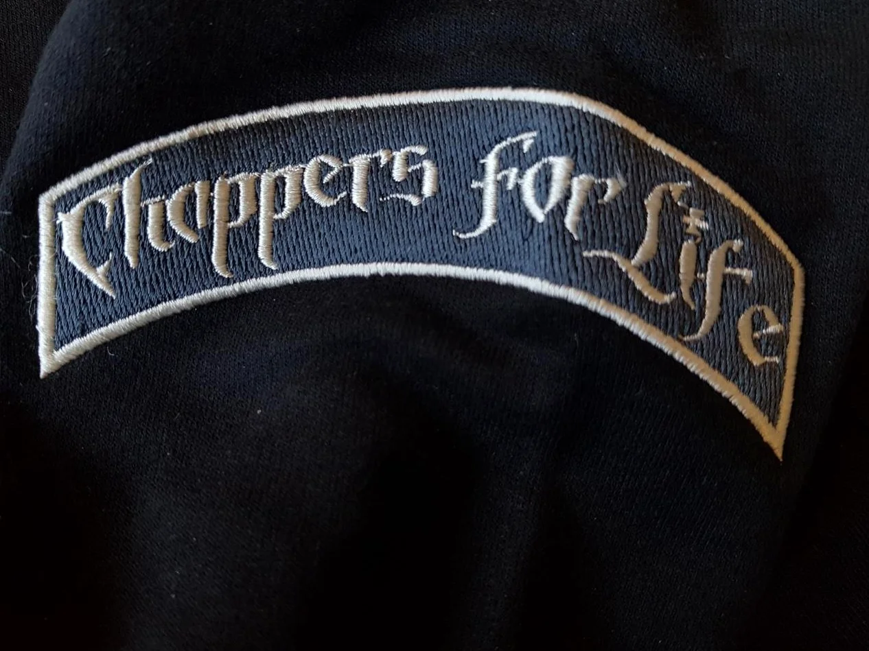 West Coast Choppers Sudadera con Capucha y Panel Cruzado, Color: Negro