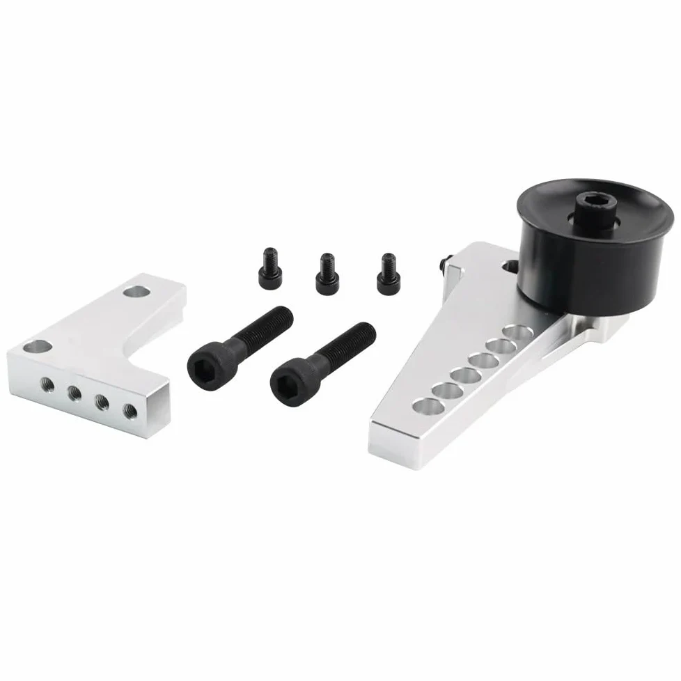 Tensor Correa Polea Tensora Kit Tensor De Correa De Distribución Manual Ajustable Para Civic B16 B18 B20 B Para Serie Dohc(Plata)