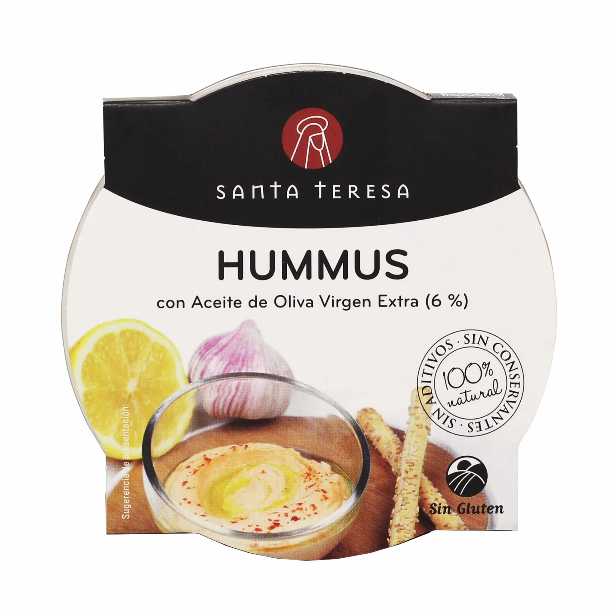 Santa Teresa Hummus con Aceite de Oliva Virgen Extra 180 Gramos