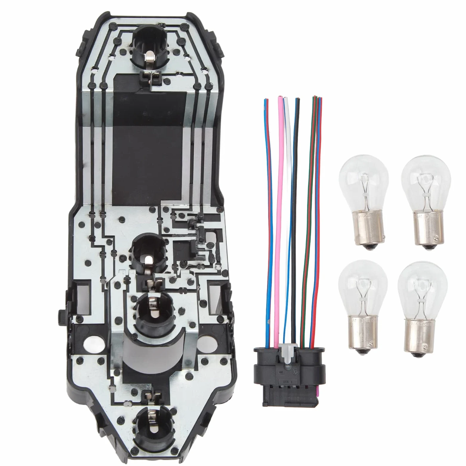 Juego de Enchufes para Lámparas Traseras Ajuste 63217361305 Compatible con F55 F56 F57 Izquierda Derecha Portabombillas Luces Traseras Conectores y Cables Incluidos
