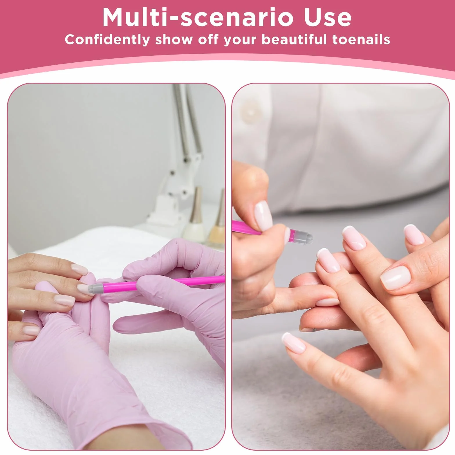 Sellos de uñas de silicona, juego de 15 unidades, portátil, para decoración de uñas, manicura